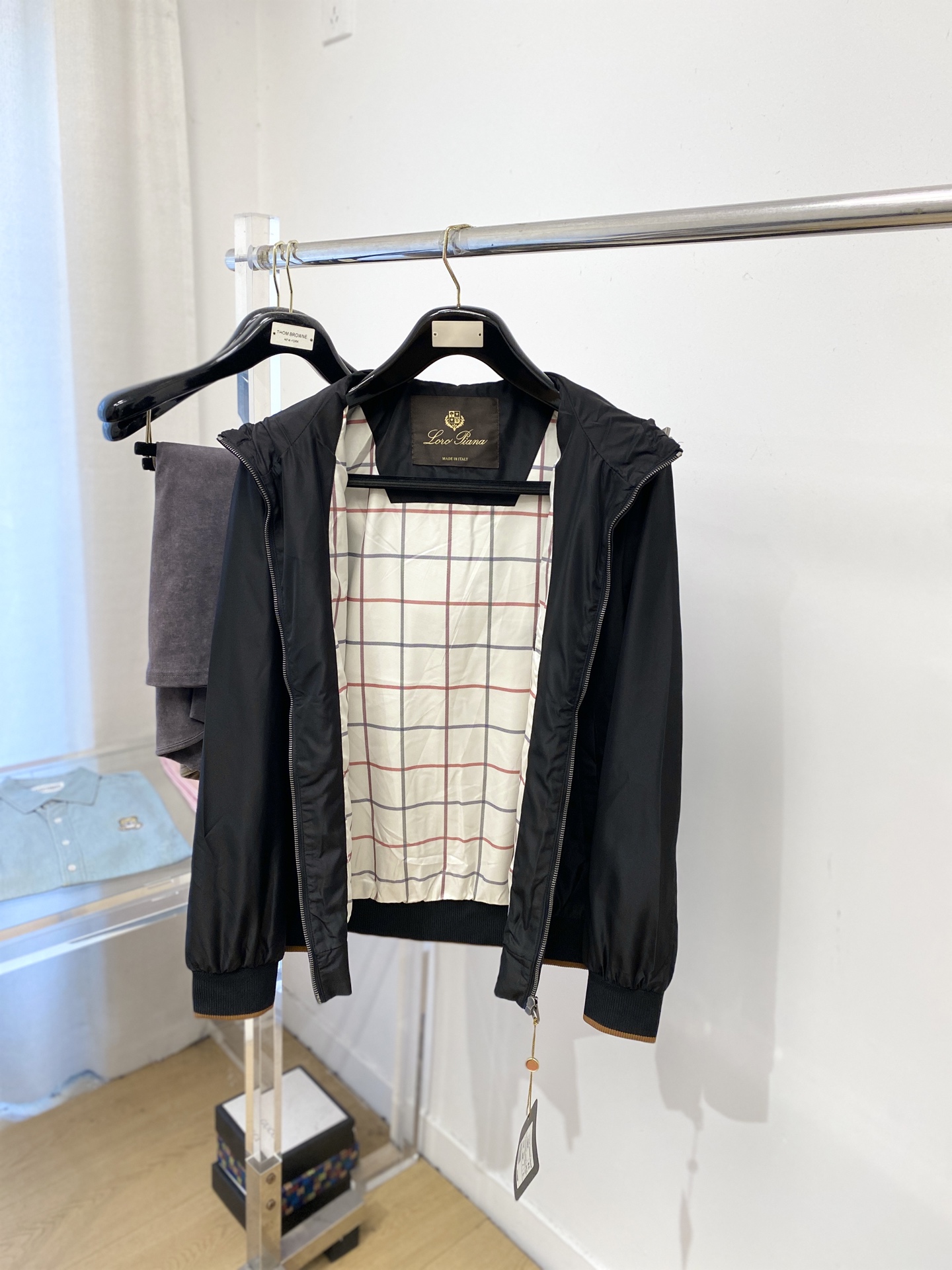 lP🆕、2025新品夹克外套，时尚帅气，简约百搭款，胸前顶级印胶装饰字母logo，定制原版面料，不仅挺括