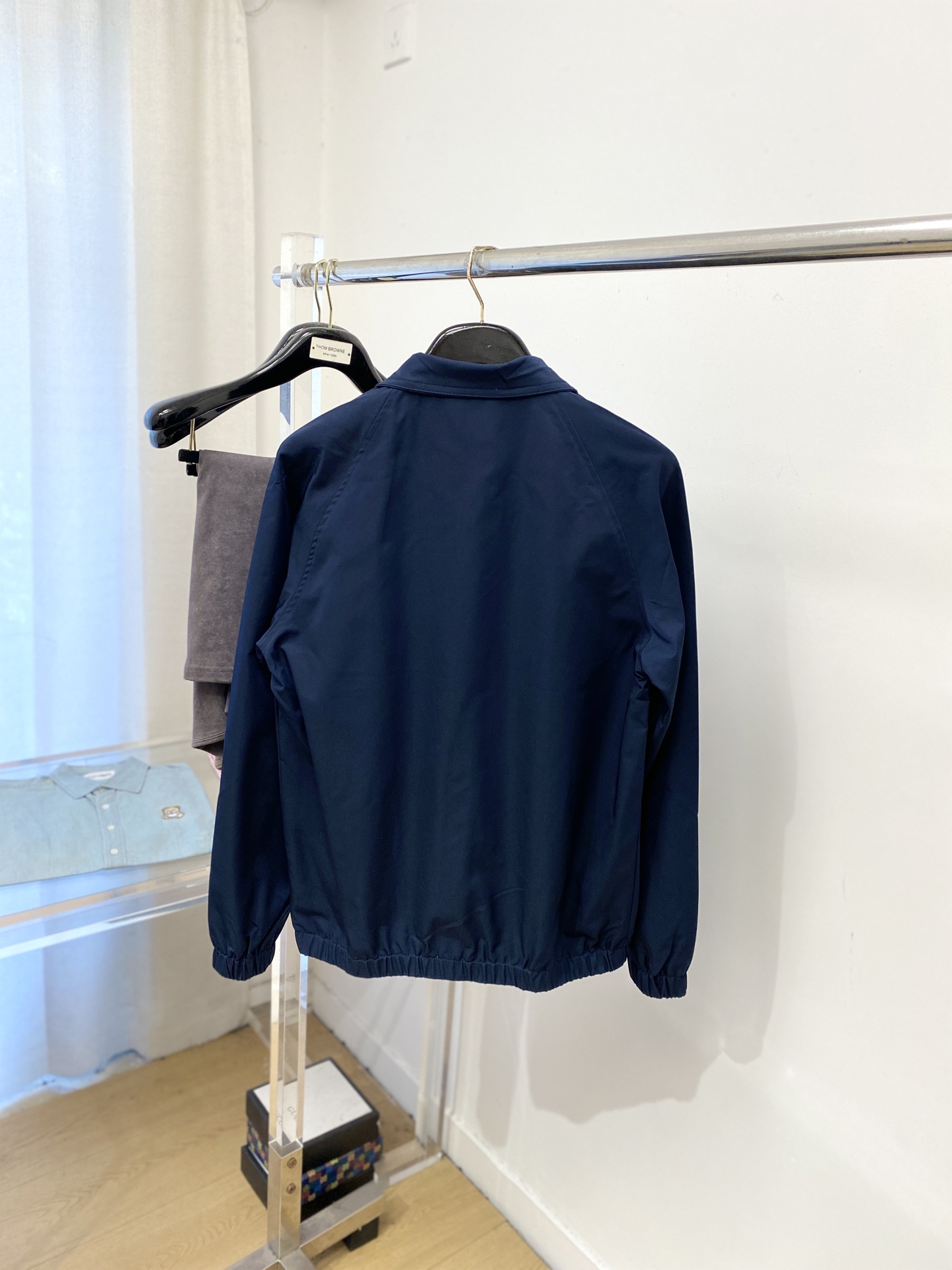 罗意威、2025新品夹克外套，时尚帅气，简约百搭款，胸前精致刺绣图案logo，定制原版面料，不仅挺括，保