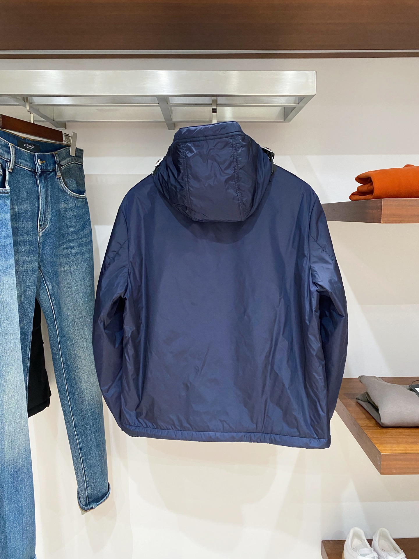 蒙口、 2025新品夹克外套，时尚帅气，简约百搭款，袖口刺绣装饰图案logo，定制原版面料，不仅挺括，保