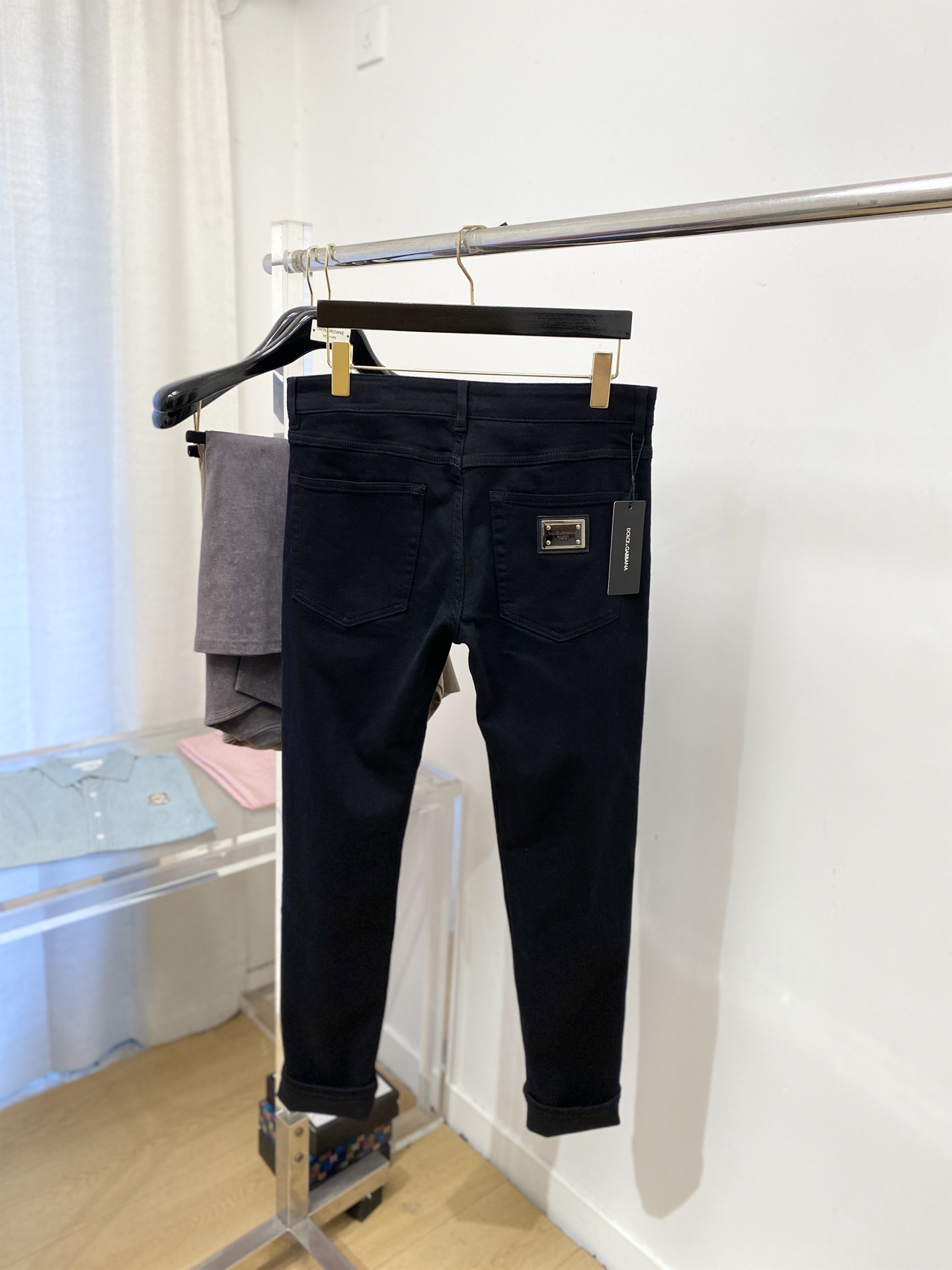 DG、2025最新品，专柜同步有售，原单狠货，水洗休闲牛仔裤，进口原版水洗弹力面料，舒适有弹性，原版五金