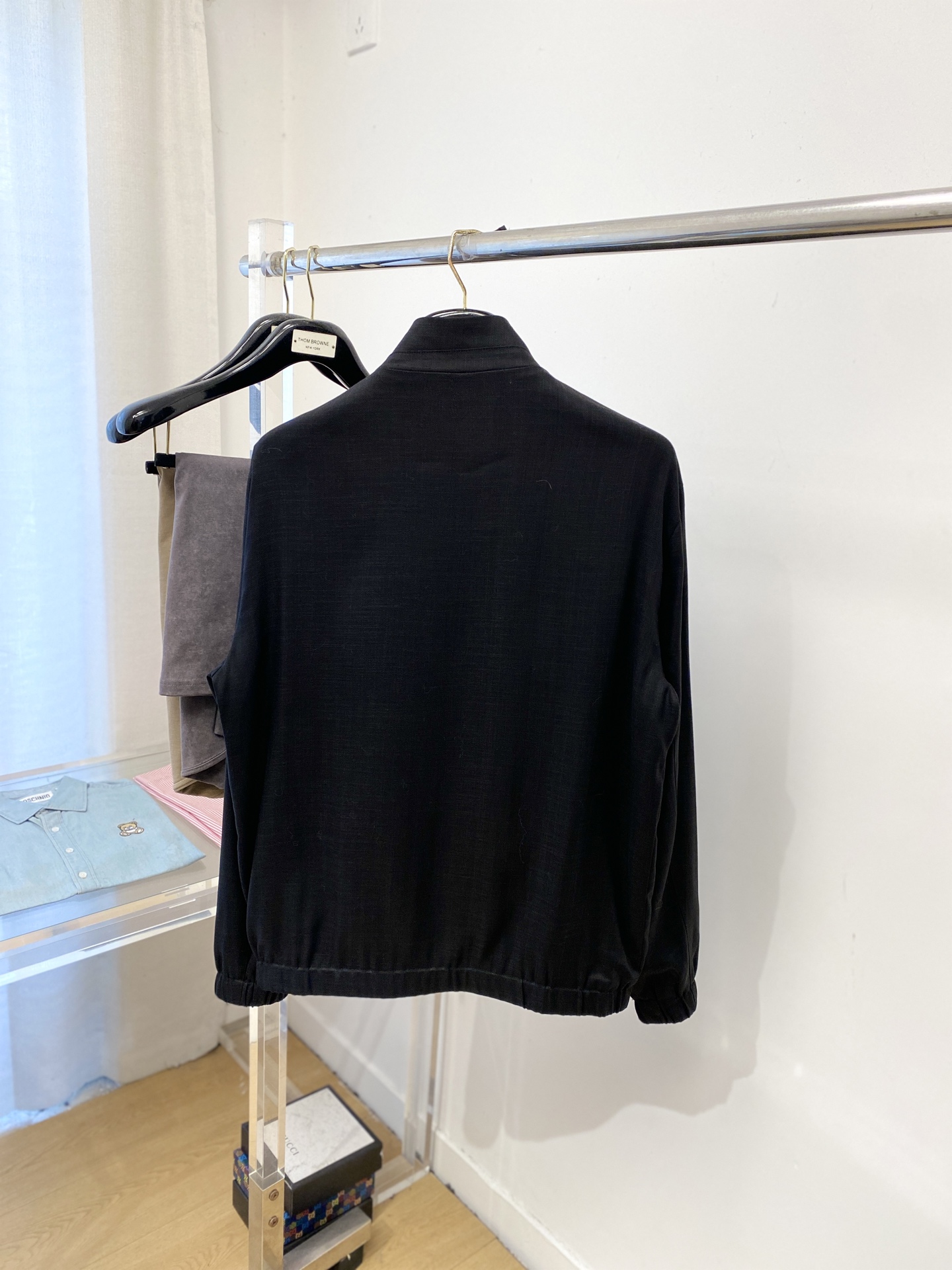 lP🆕、2025新品夹克外套，时尚帅气，简约百搭款，胸前精致刺绣字母logo，定制原版面料，不仅挺括，保