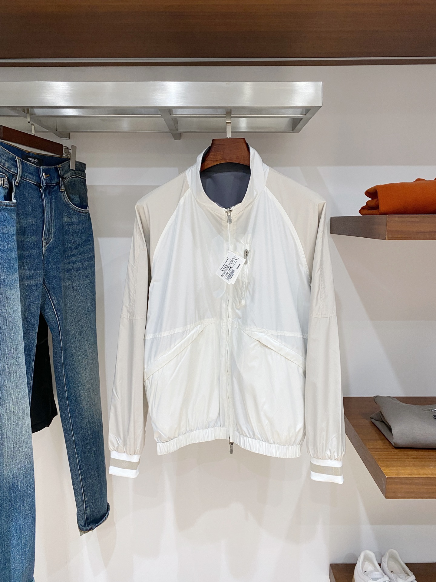 Brunello Cucinelli、2025新品双面穿夹克外套，时尚帅气，简约百搭款，原版五金辅料lo