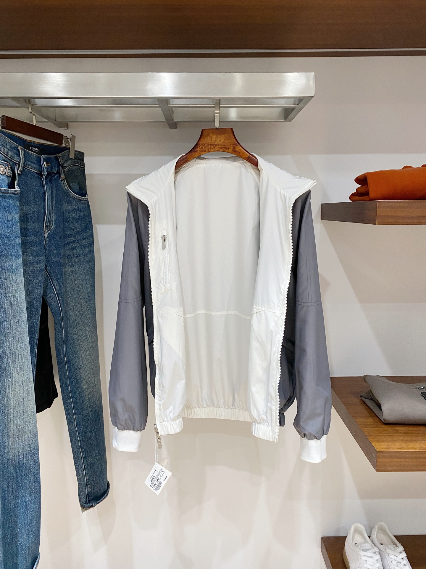 Brunello Cucinelli、2025新品双面穿夹克外套，时尚帅气，简约百搭款，原版五金辅料lo