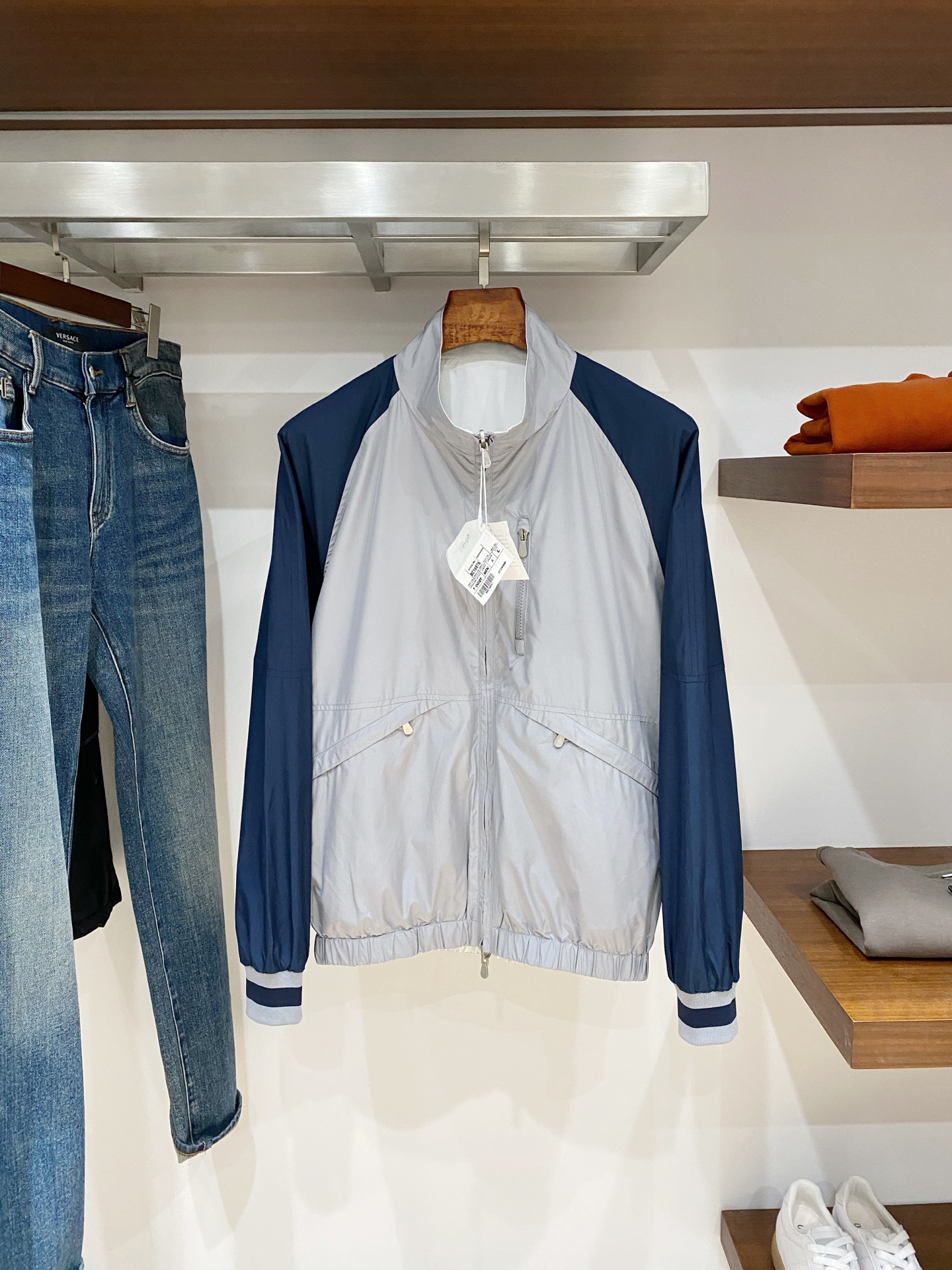 Brunello Cucinelli、2025新品双面穿夹克外套，时尚帅气，简约百搭款，原版五金辅料lo