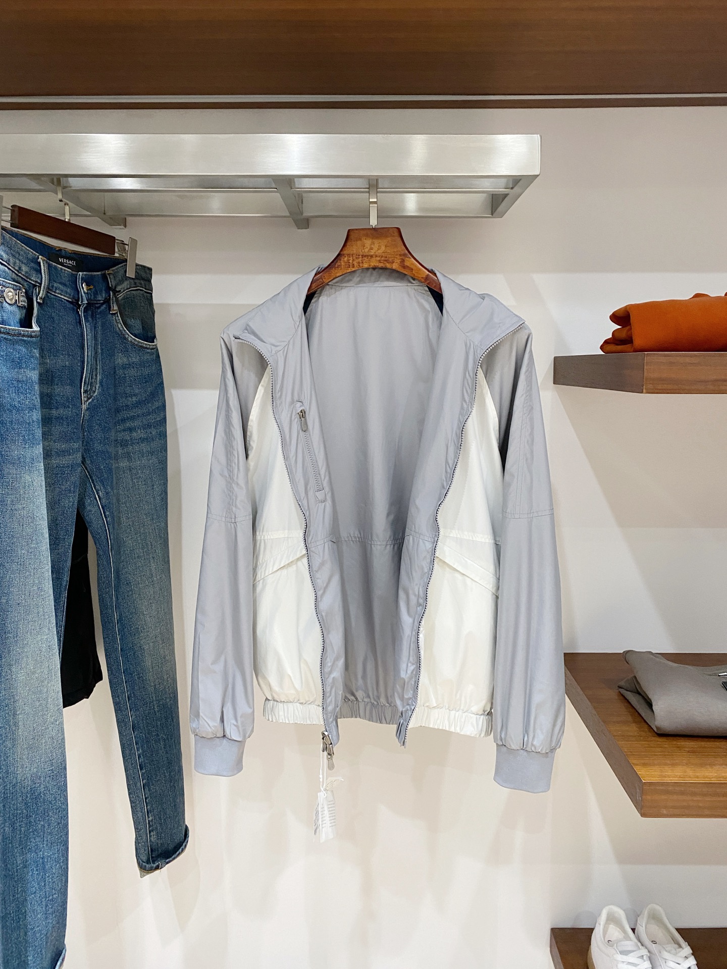 Brunello Cucinelli、2025新品双面穿夹克外套，时尚帅气，简约百搭款，原版五金辅料lo