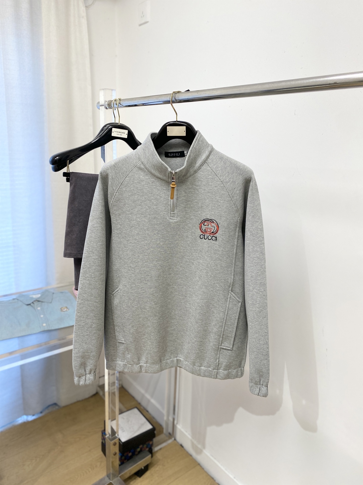 支持年后退换！ 古奇、2025新品卫衣，帅气时尚，胸前精致刺绣字母logo，简约百搭款。面料棉 不仅挺括