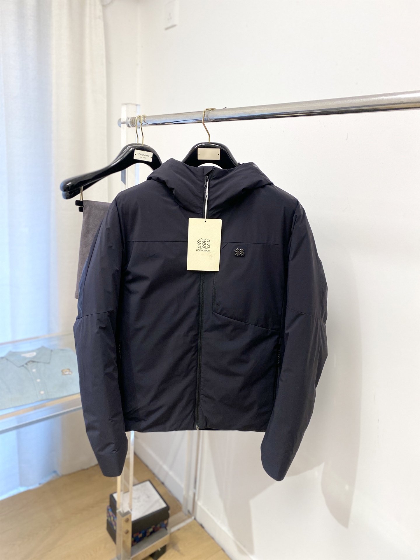 KOLON SPORT、2025最新款男士羽绒服、面料柔软舒适 ．上身版型超赞 ．拉链．辅料都是客供 、