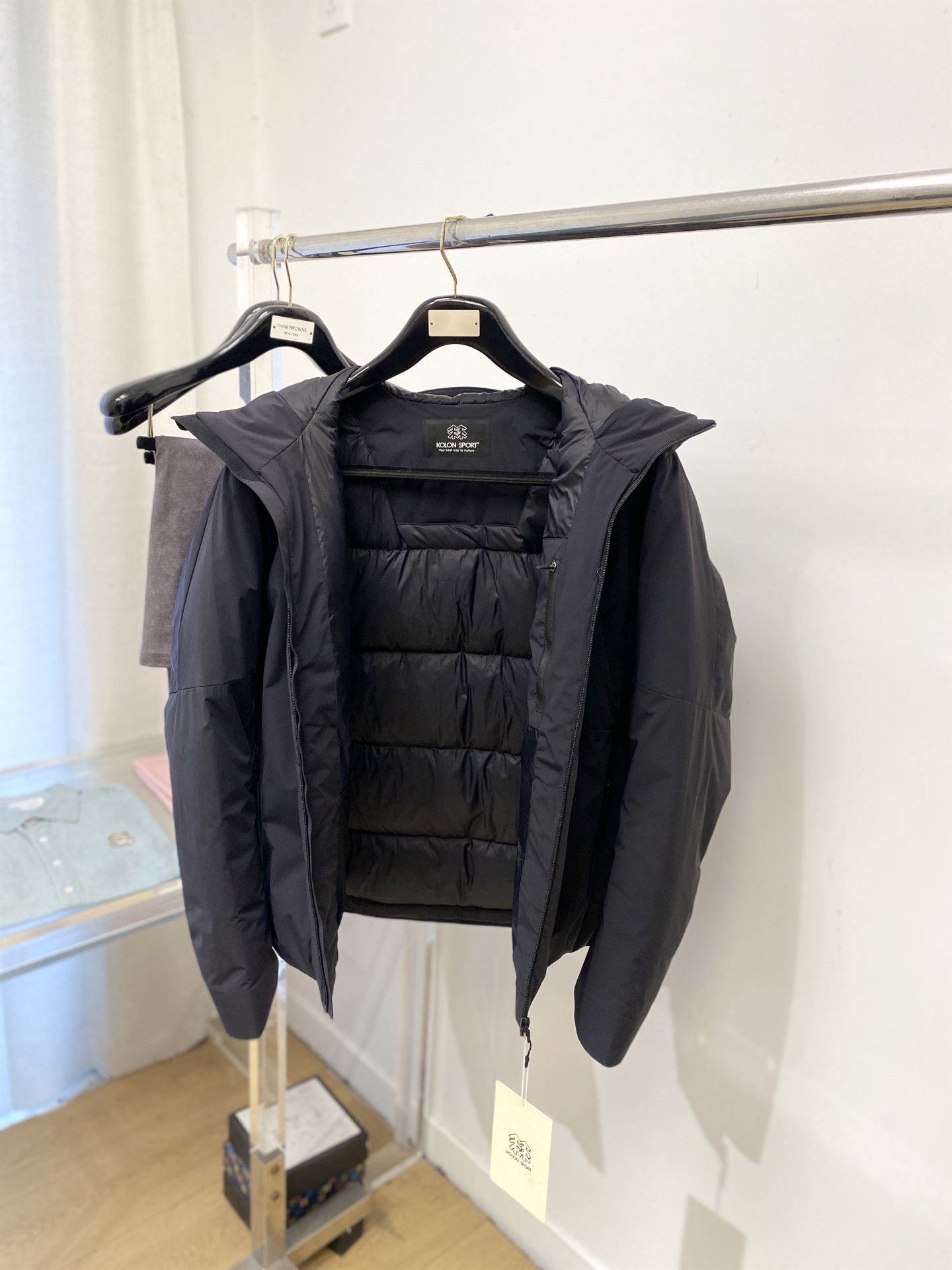 KOLON SPORT、2025最新款男士羽绒服、面料柔软舒适 ．上身版型超赞 ．拉链．辅料都是客供 、