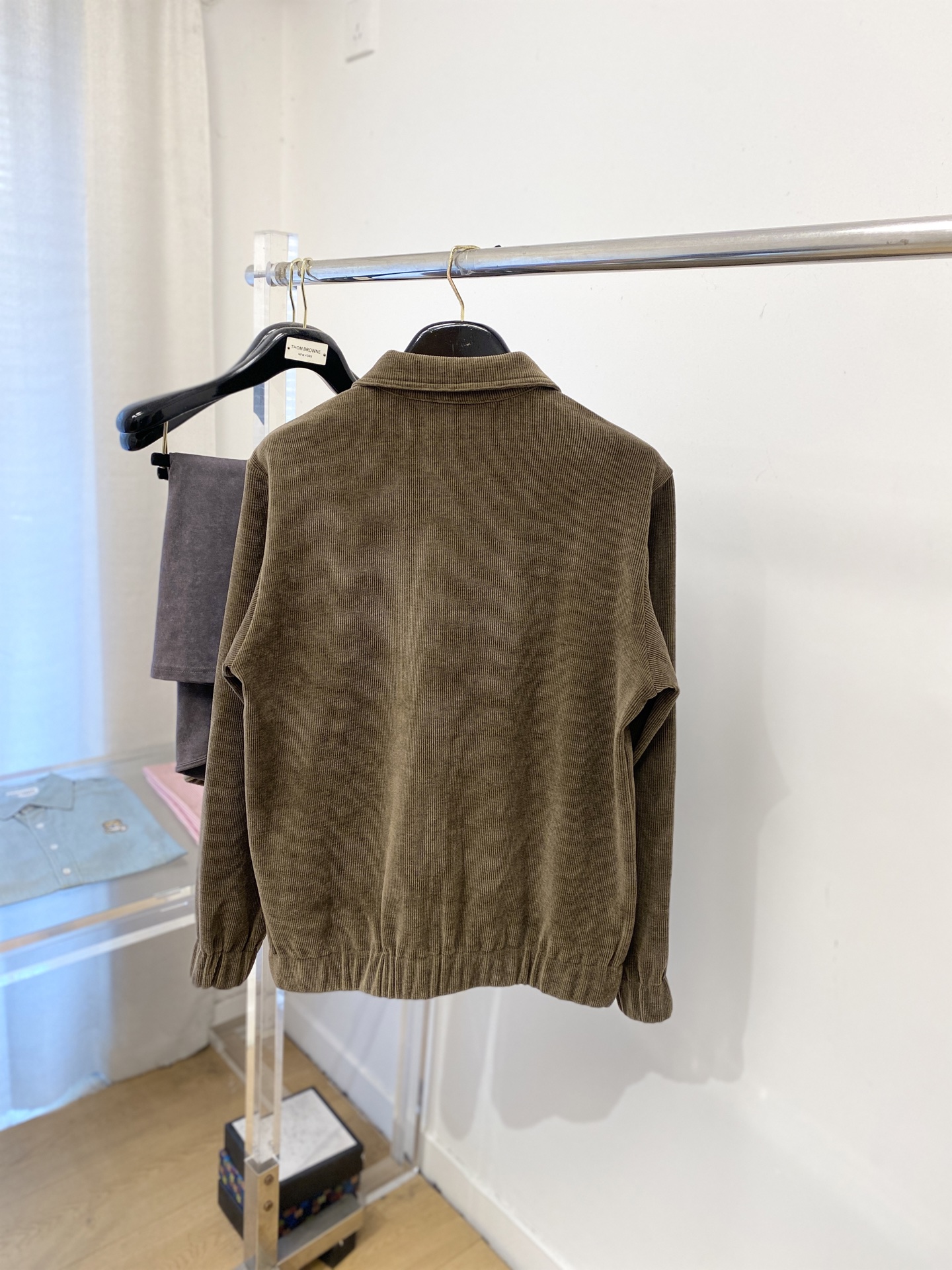 🌾退换Brunello Cucinelli、2025新品夹克外套，时尚帅气，胸前精致刺绣图案logo，简