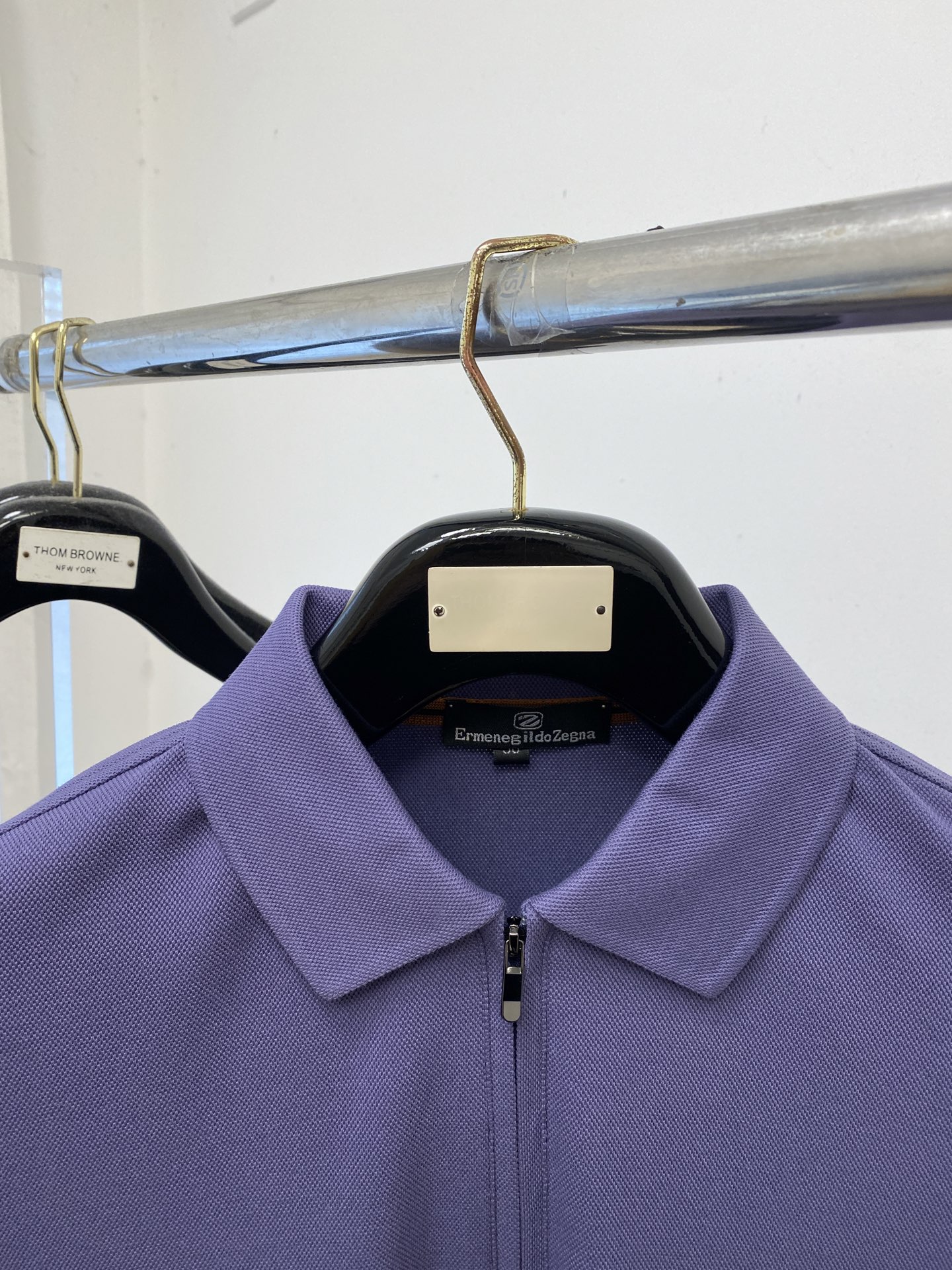 支持年后退换！ 杰尼亚、2025新品长袖，时尚帅气，简约百搭款，胸前顶级凹凸印胶字母logo，定制原版面