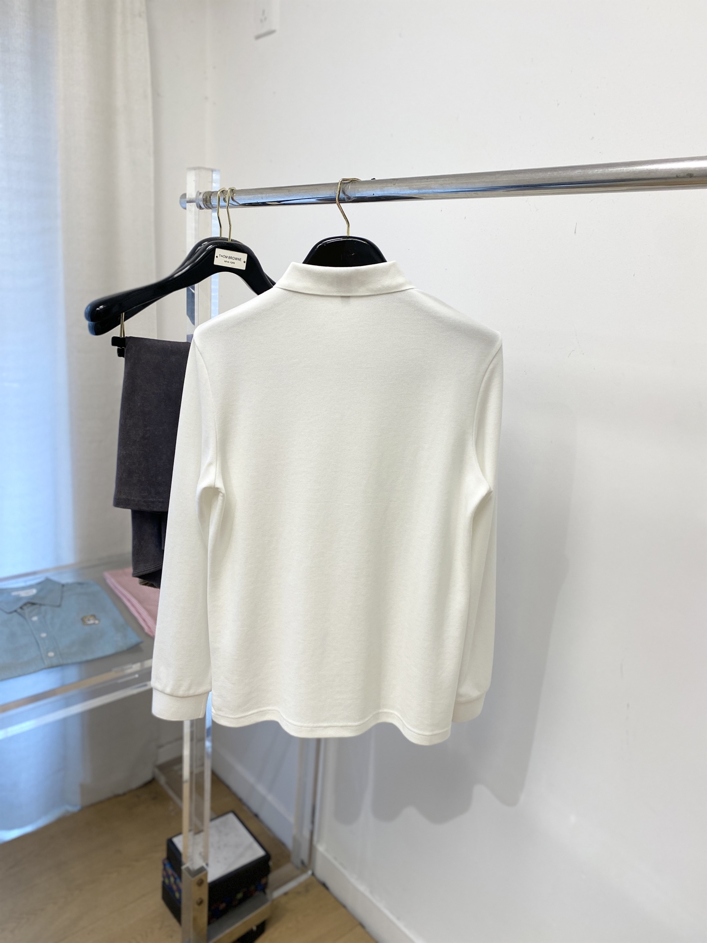 支持年后退换！ 古奇、2025新品长袖，时尚帅气，简约百搭款，胸前精致刺绣字母logo，定制原版面料，不