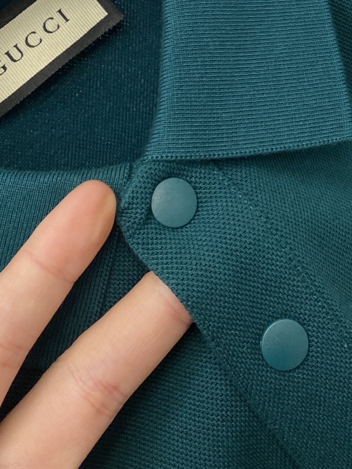 支持年后退换！ 古奇、2025新品长袖，时尚帅气，简约百搭款，胸前精致刺绣字母logo，定制原版面料，不