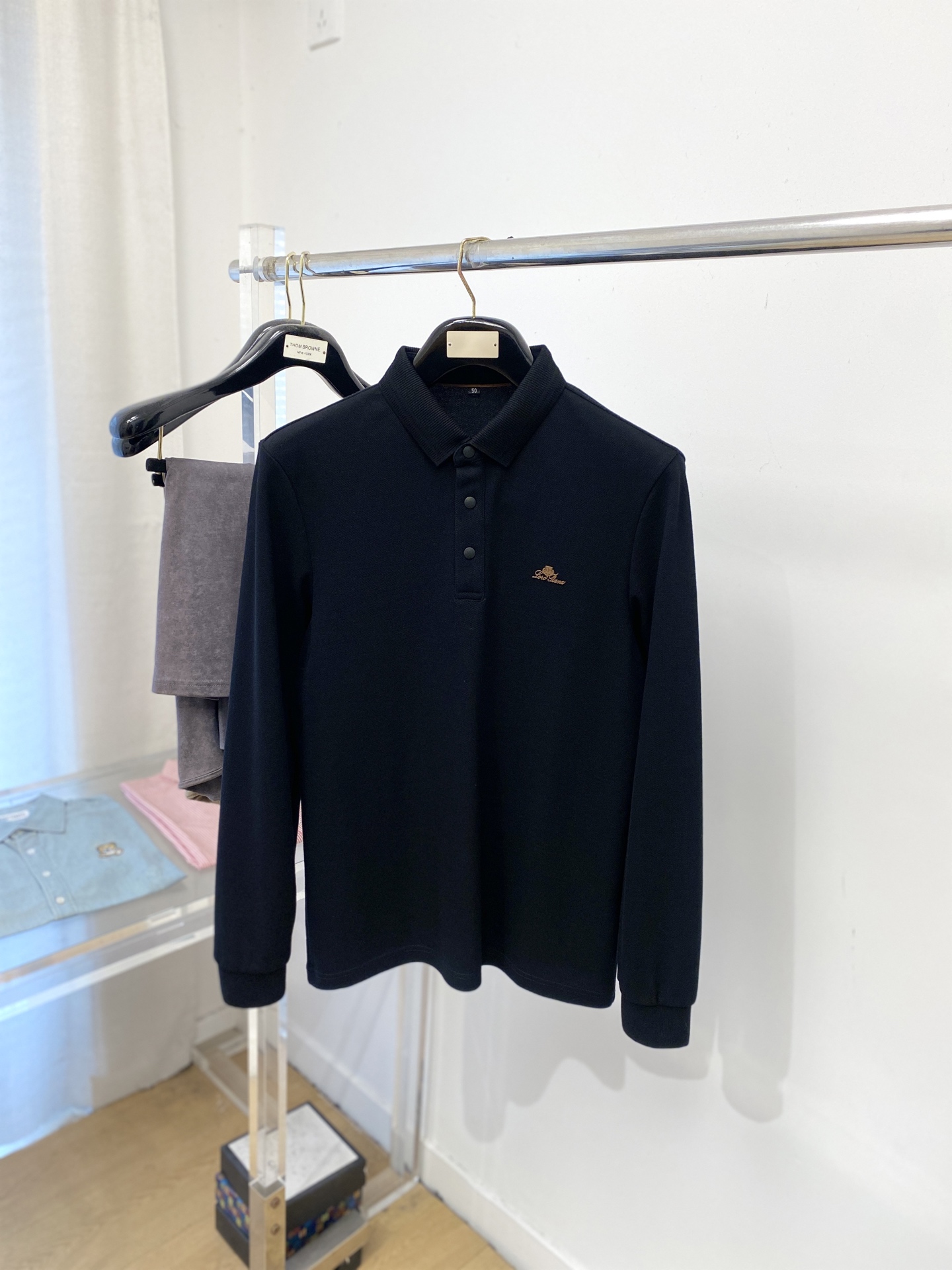 支持年后退换！ lp🆕、2025新品长袖，时尚帅气，简约百搭款，胸前顶级印胶图案字母logo，定制原版面