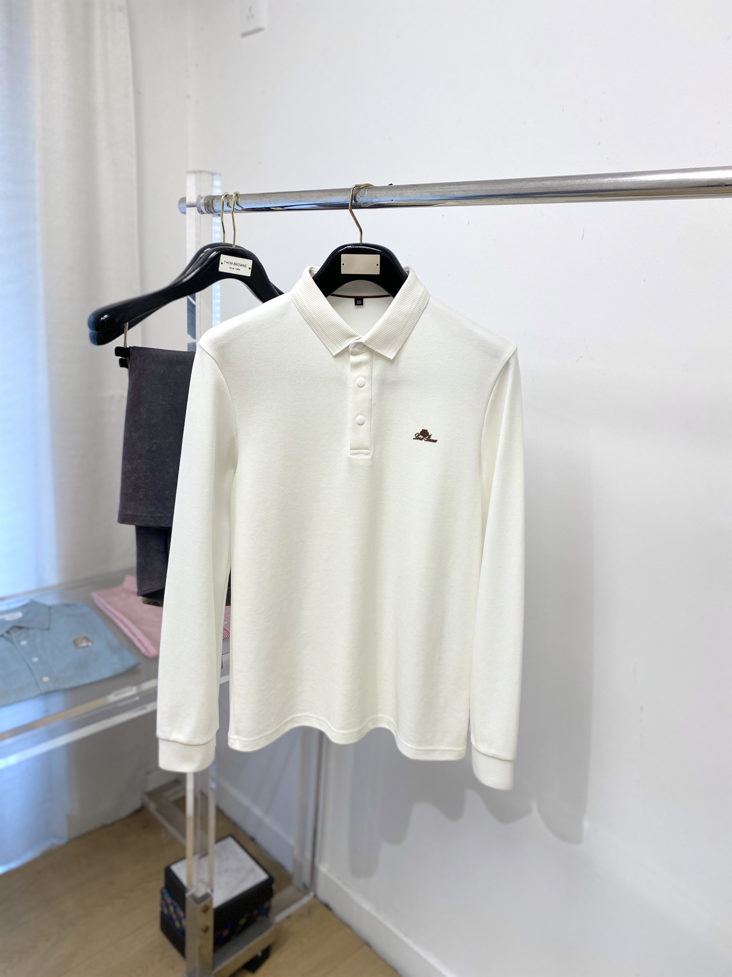 支持年后退换！ lp🆕、2025新品长袖，时尚帅气，简约百搭款，胸前顶级印胶图案字母logo，定制原版面