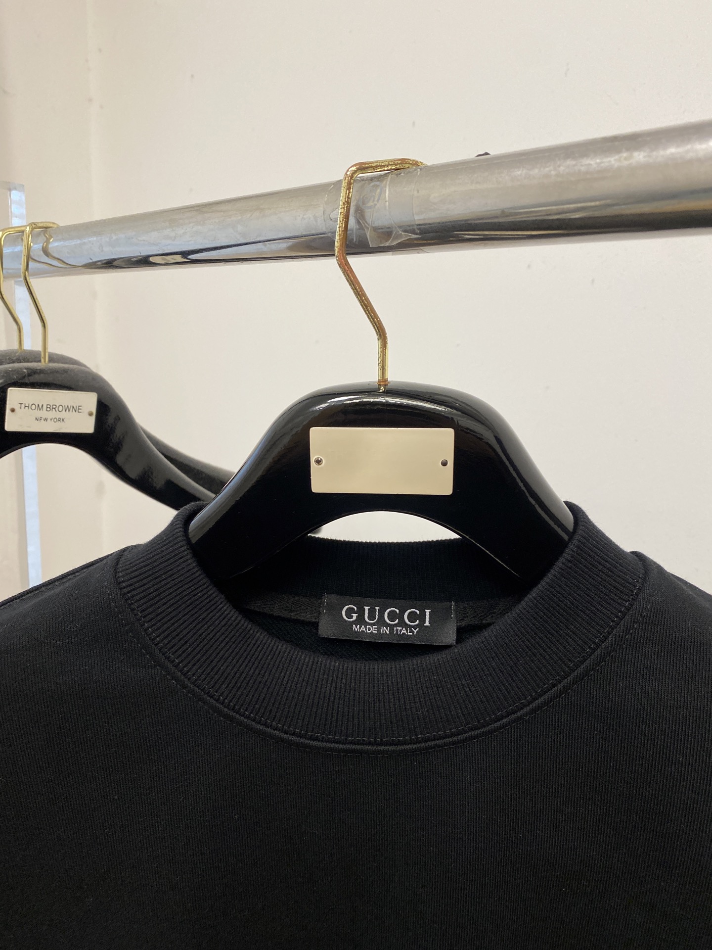 支持年后退换！ 古奇、2025新品卫衣，时尚帅气，简约百搭款，胸前精致刺绣字母logo，定制原版面料，不