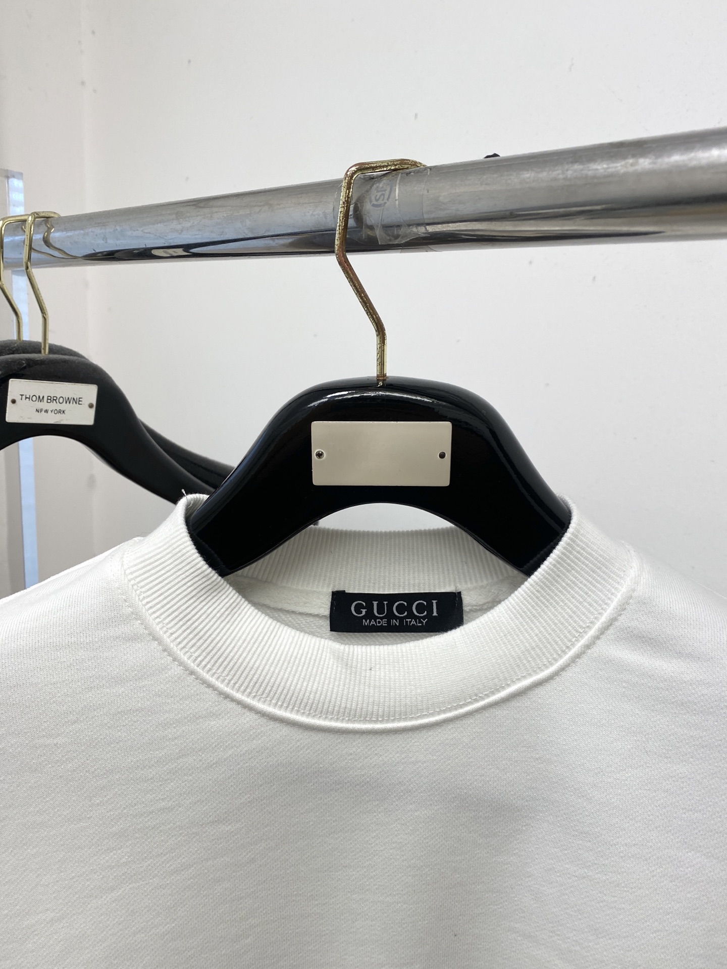 支持年后退换！ 古奇、2025新品卫衣，时尚帅气，简约百搭款，胸前精致刺绣字母logo，定制原版面料，不