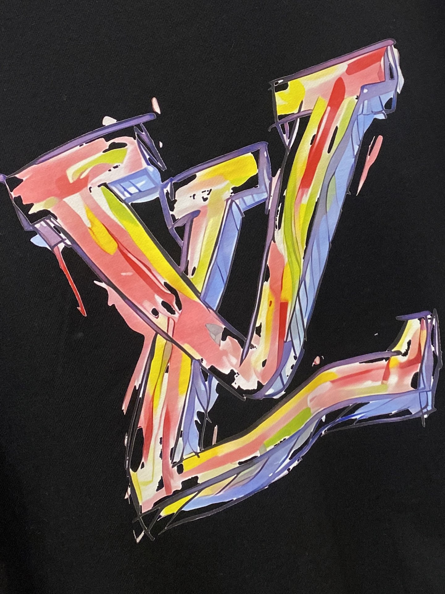 支持年后退换！ 路易威登、2025新品卫衣，时尚帅气，简约百搭款，胸前精致刺绣字母logo，定制原版面料