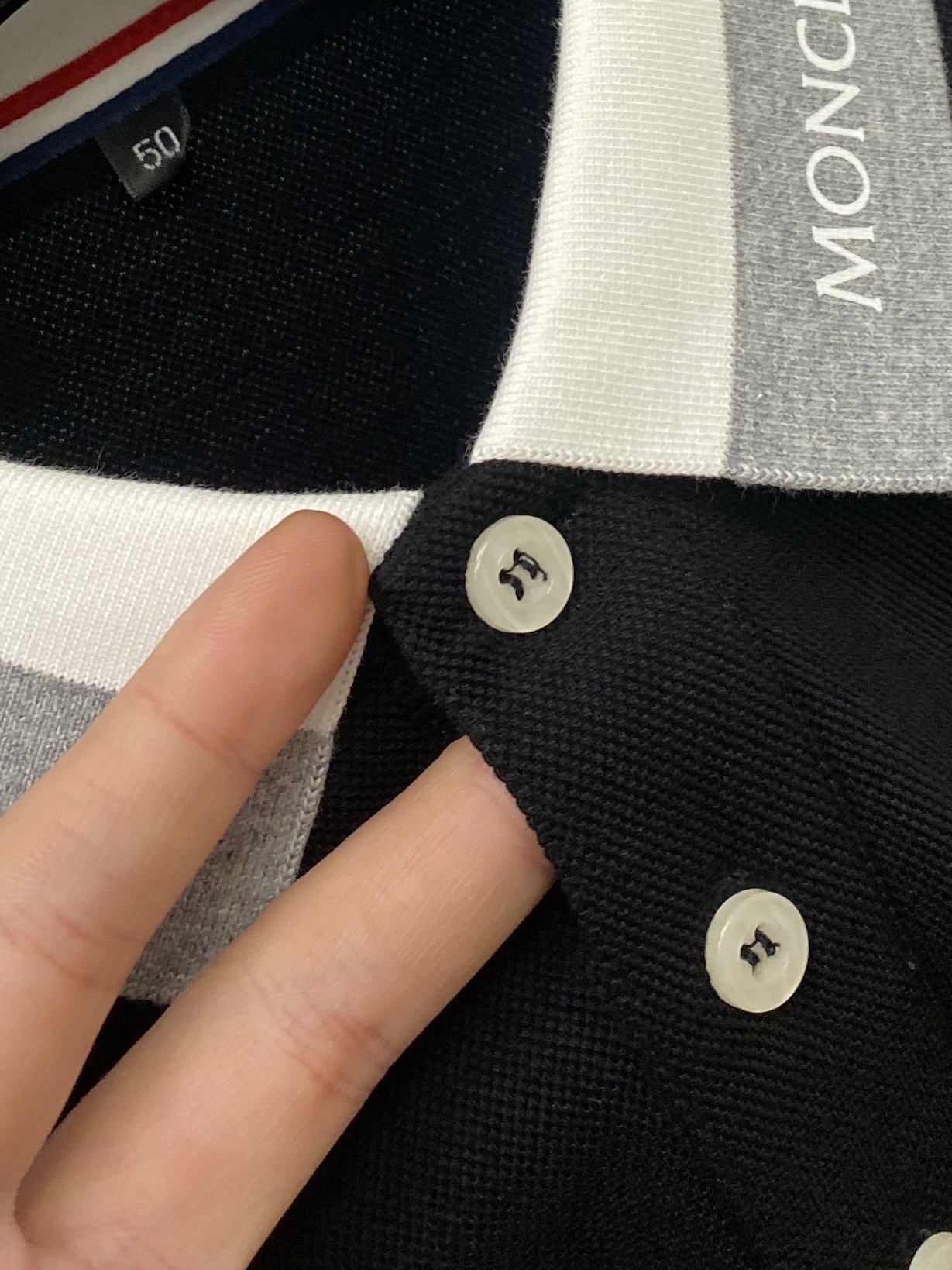 支持年后退换！ 蒙口、2025新品长袖，时尚帅气，简约百搭款，袖口刺绣装饰图案logo，定制原版面料，不