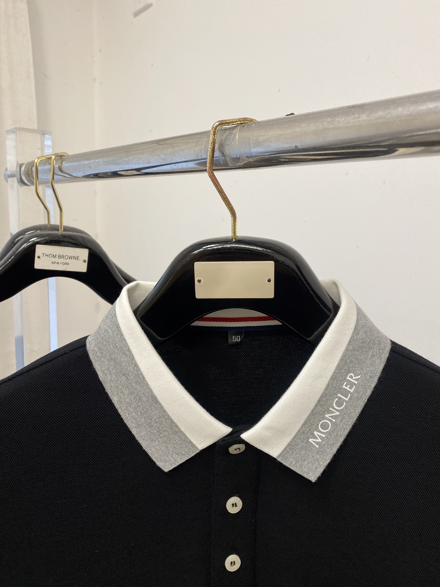 支持年后退换！ 蒙口、2025新品长袖，时尚帅气，简约百搭款，袖口刺绣装饰图案logo，定制原版面料，不