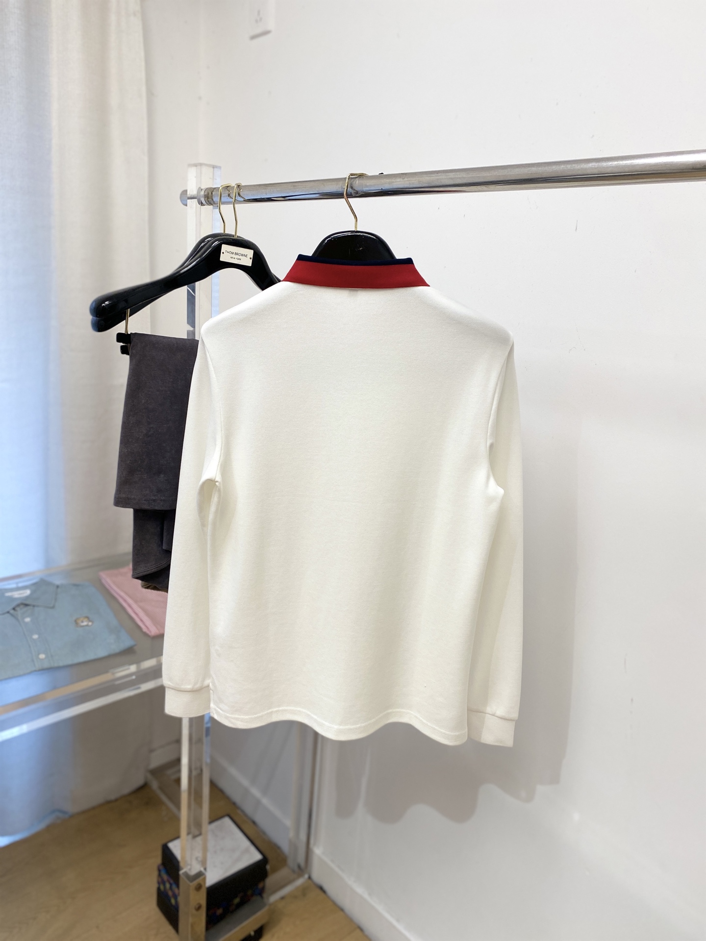 支持年后退换！ 蒙口、2025新品长袖，时尚帅气，简约百搭款，袖口刺绣装饰图案logo，定制原版面料，不