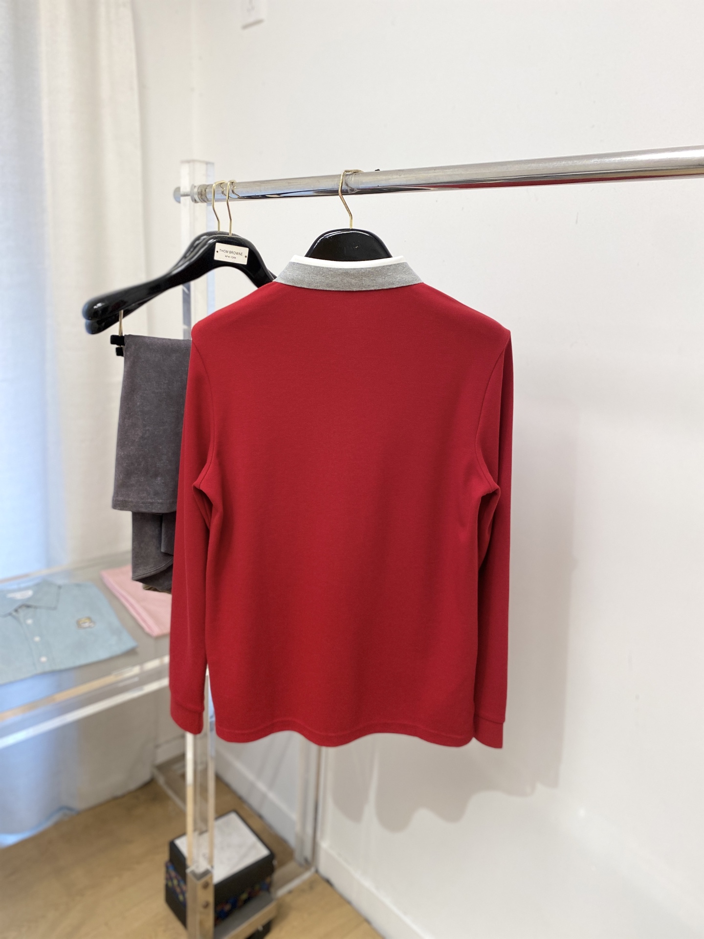 支持年后退换！ 蒙口、2025新品长袖，时尚帅气，简约百搭款，袖口刺绣装饰图案logo，定制原版面料，不