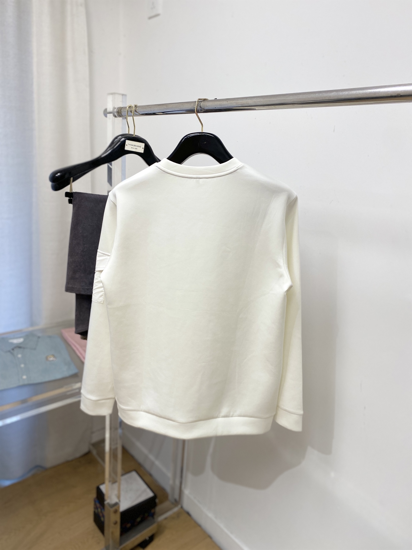 支持年后退换！ 蒙口、2025新品卫衣，时尚帅气，简约百搭款，胸前刺绣装饰图案logo，定制原版面料，不