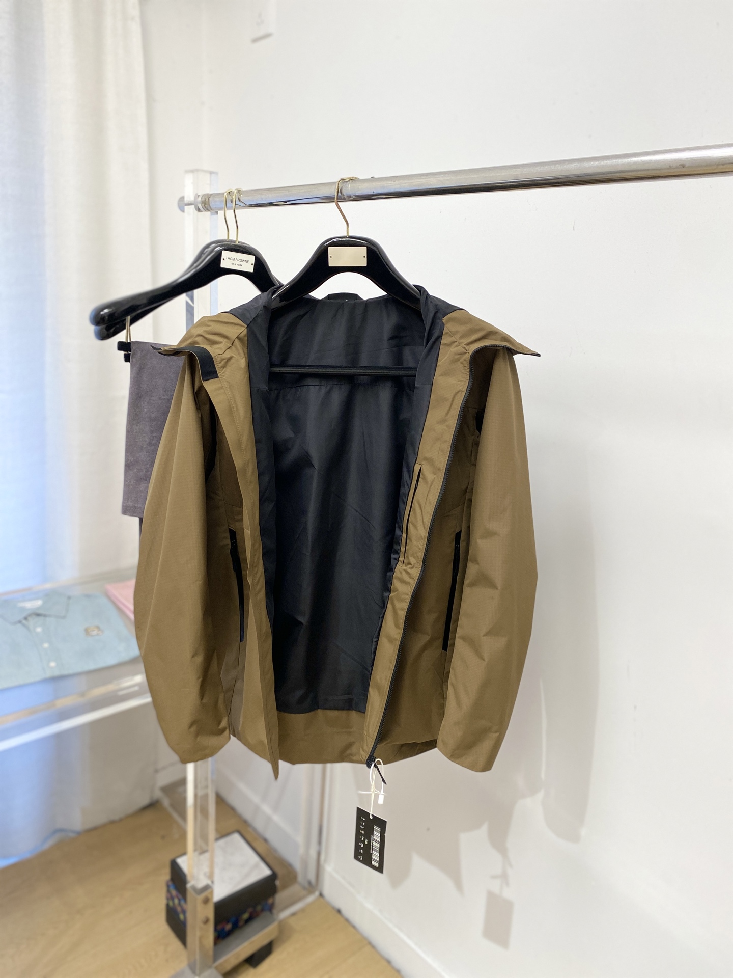 🌾退换始祖鸟、2025新品夹克外套，时尚帅气，简约百搭款，胸前顶级印花图案logo，定制原版面料，不仅挺