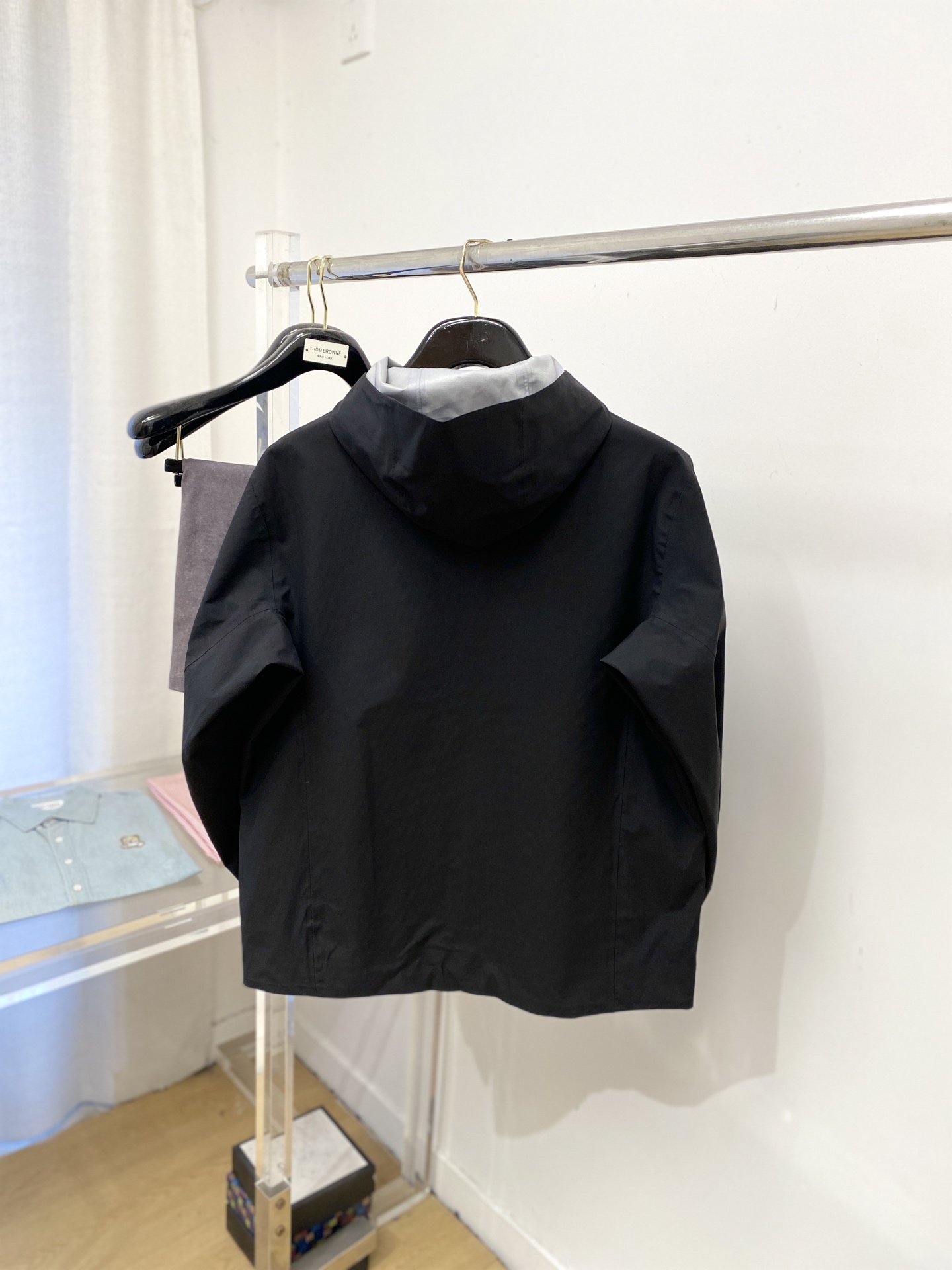 🌾退换DESCENTE迪桑特、2025新品夹克外套，时尚帅气，简约百搭款，肩部顶级印胶图案logo，定制