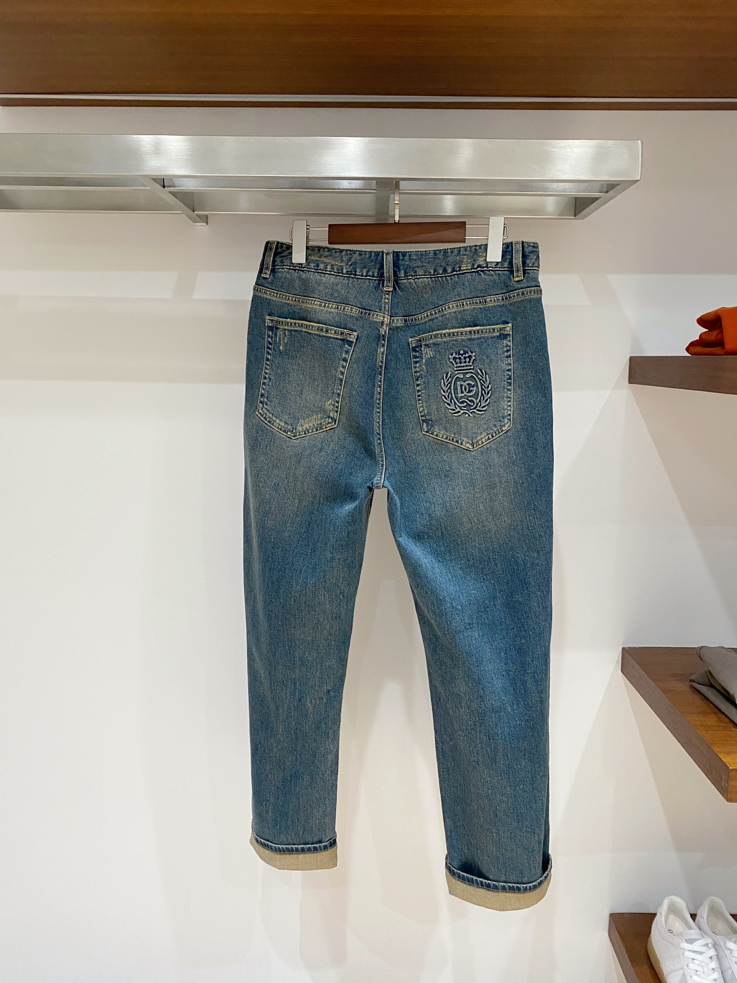 支持年后退换！DG、2025最新品，专柜同步有售，原单狠货，水洗休闲牛仔裤，进口原版水洗弹力面料，舒适有