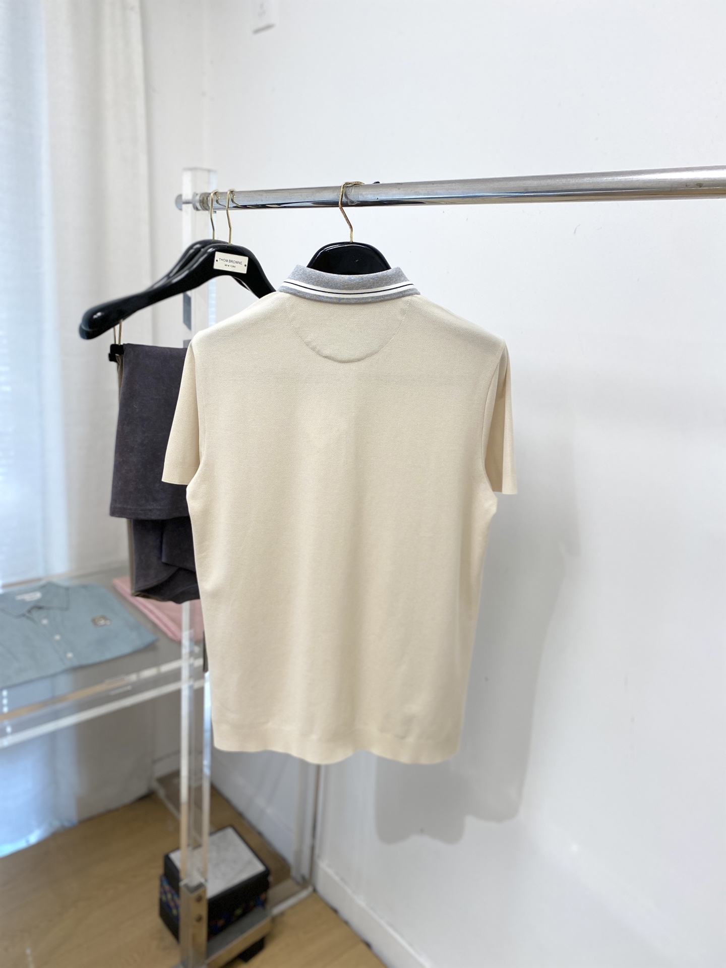 Brunello Cucinelli、2026新品短袖T恤，帅气时尚，胸前凹凸印胶图案logo，简约百搭