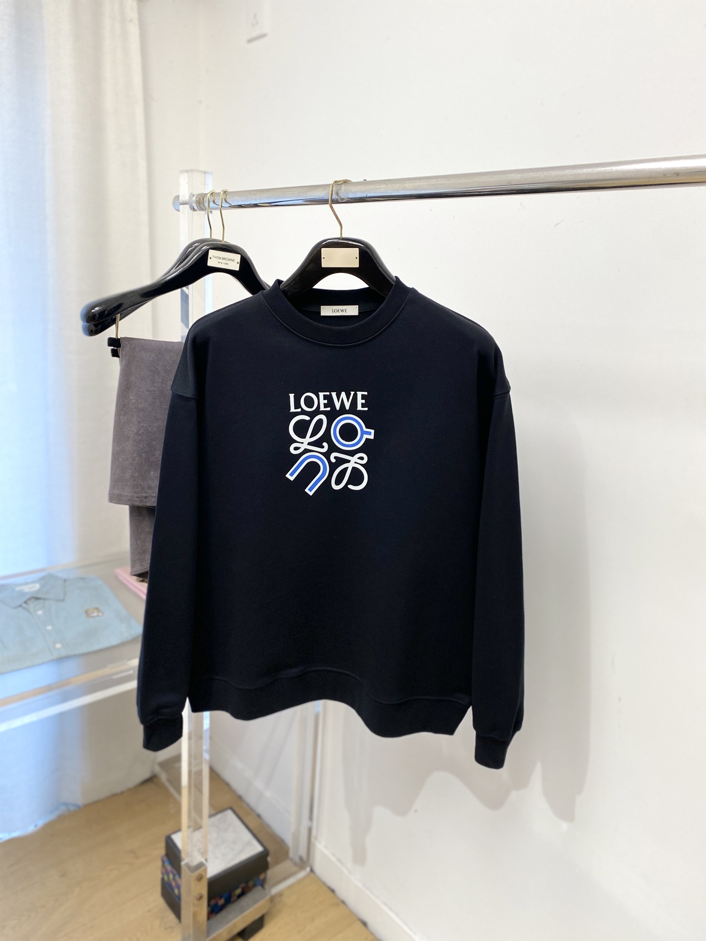 🌾退换！ 罗意威、2025新品卫衣，帅气时尚，胸前顶级印花图案字母logo，简约百搭款。面料棉 不仅挺括