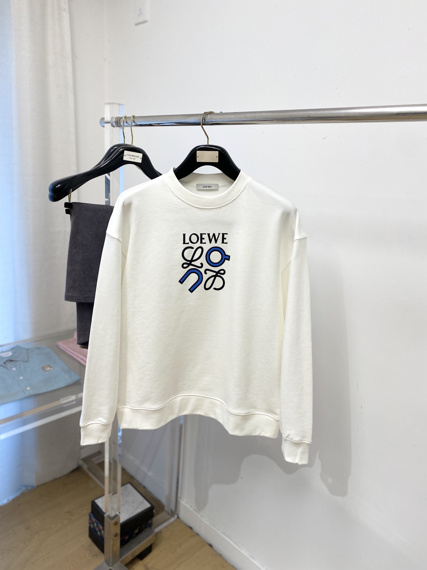 🌾退换！ 罗意威、2025新品卫衣，帅气时尚，胸前顶级印花图案字母logo，简约百搭款。面料棉 不仅挺括