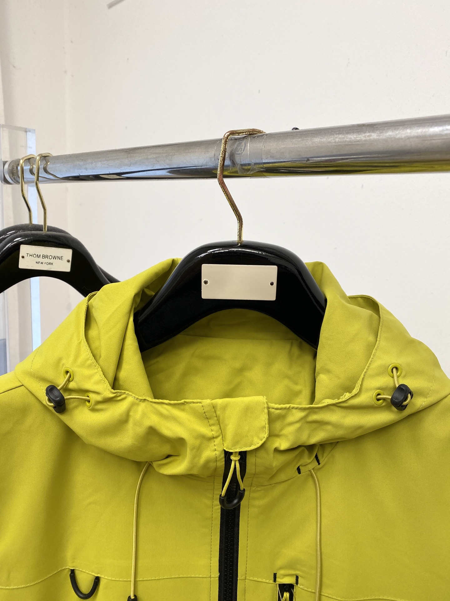 🌾退换！miu miu、2025新品夹克外套，时尚帅气，简约百搭款，胸前顶级印胶字母logo，定制原版面