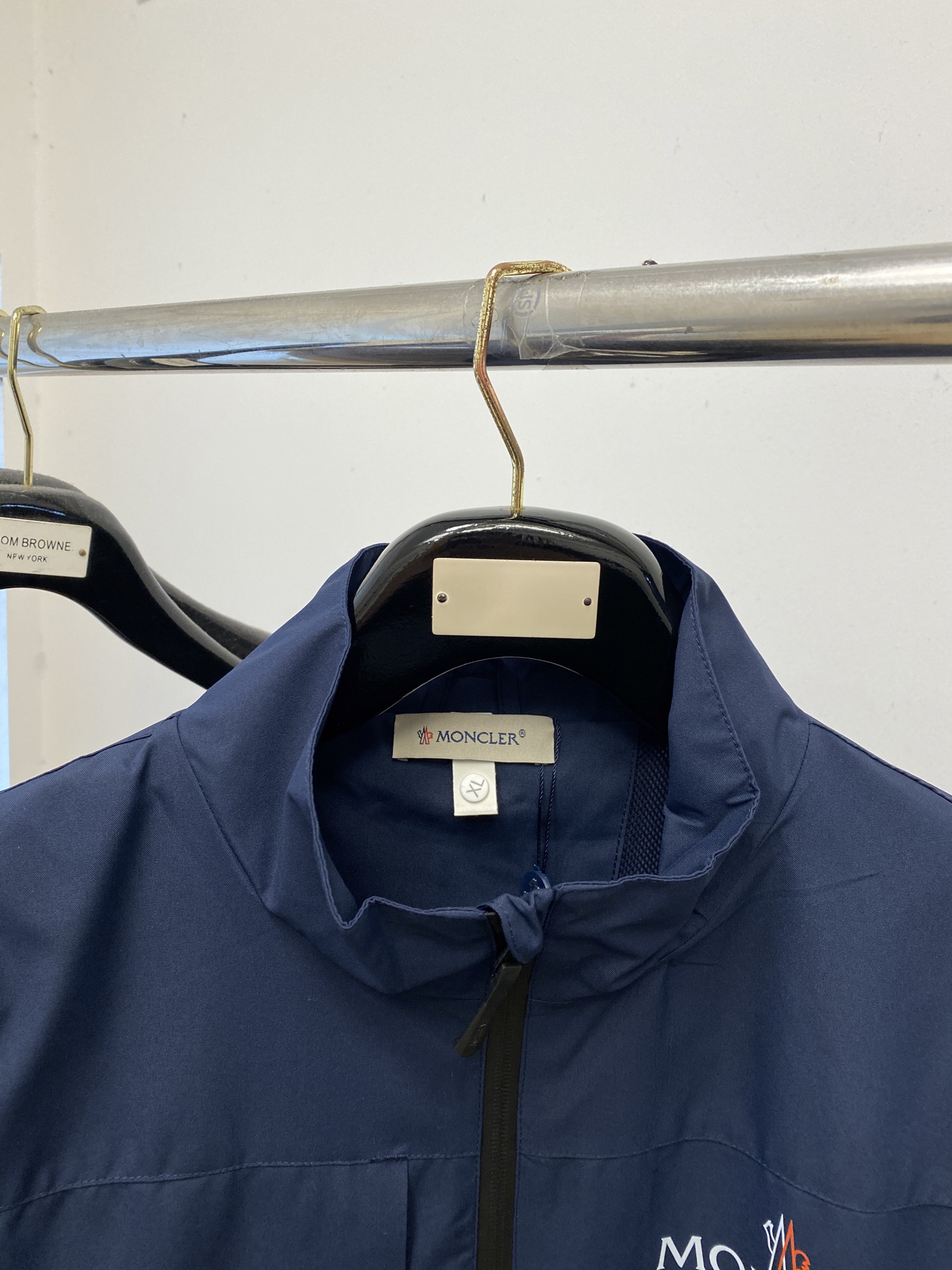 🌾退换！蒙口、2025新品夹克外套，时尚帅气，简约百搭款，胸前顶级印胶图案字母logo，定制原版面料，不