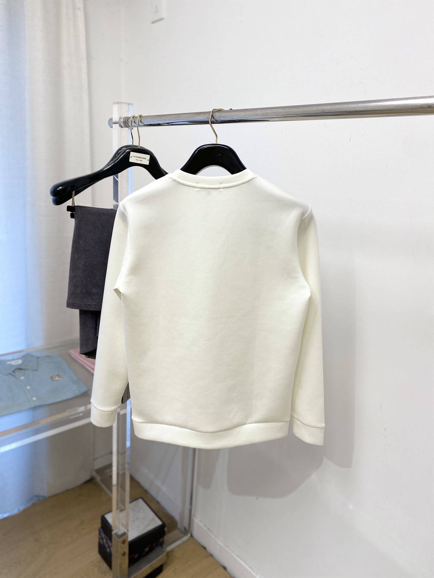 🌾退换！ 蒙口、2025新品长袖卫衣，帅气时尚，胸前刺绣装饰图案logo，简约百搭款。面料棉 不仅挺括，