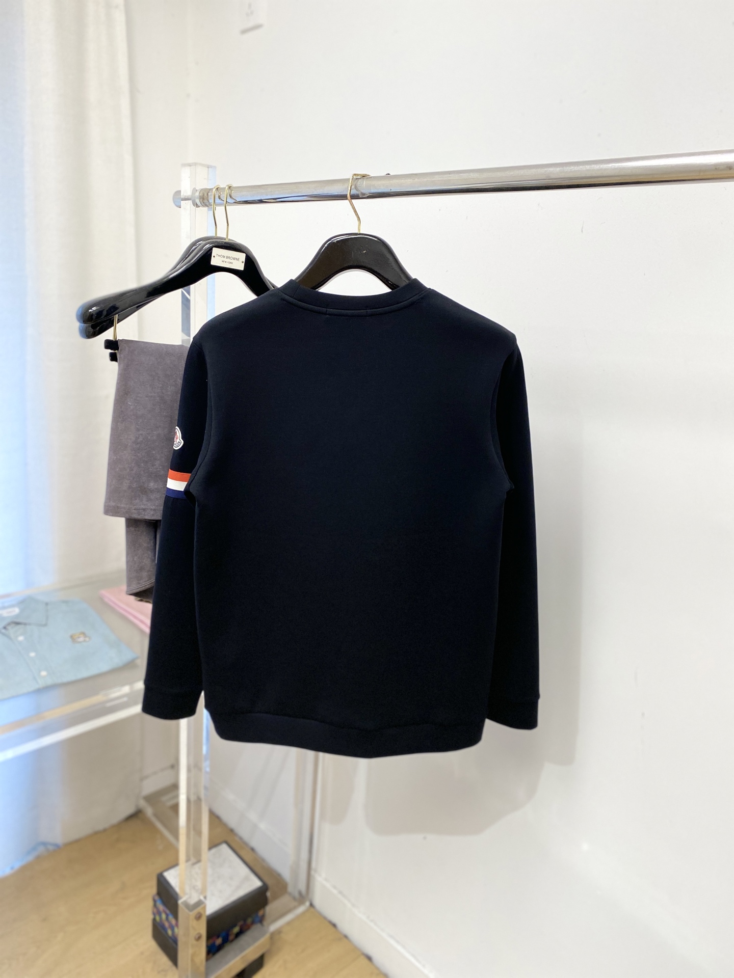 🌾退换！ 蒙口、2025新品长袖卫衣，帅气时尚，胸前精致刺绣字母图案logo，简约百搭款。面料棉 不仅挺