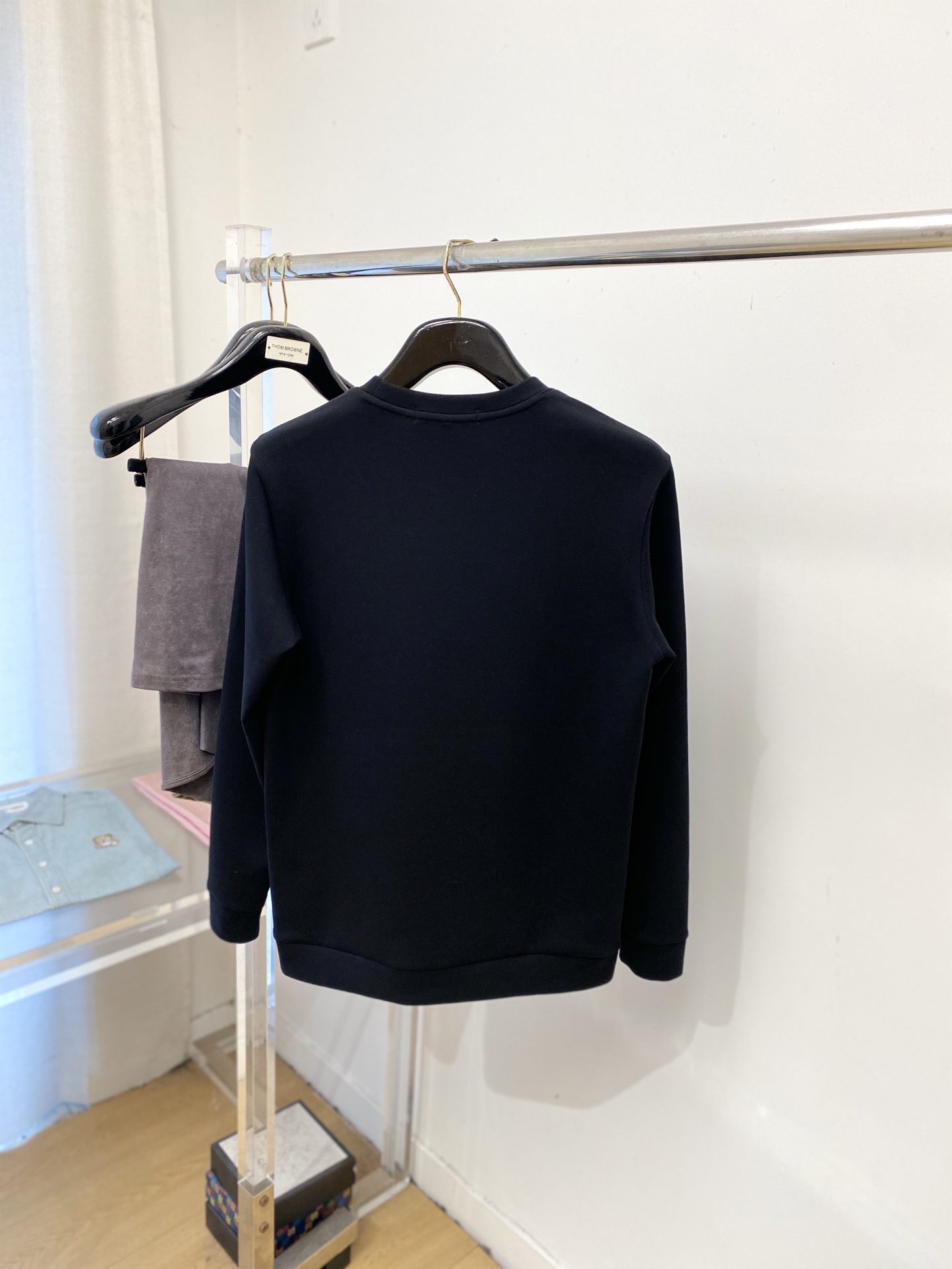 🌾退换！ 巴宝莉、2025新品长袖卫衣，帅气时尚，胸前精致刺绣图案字母logo，简约百搭款。面料棉 不仅