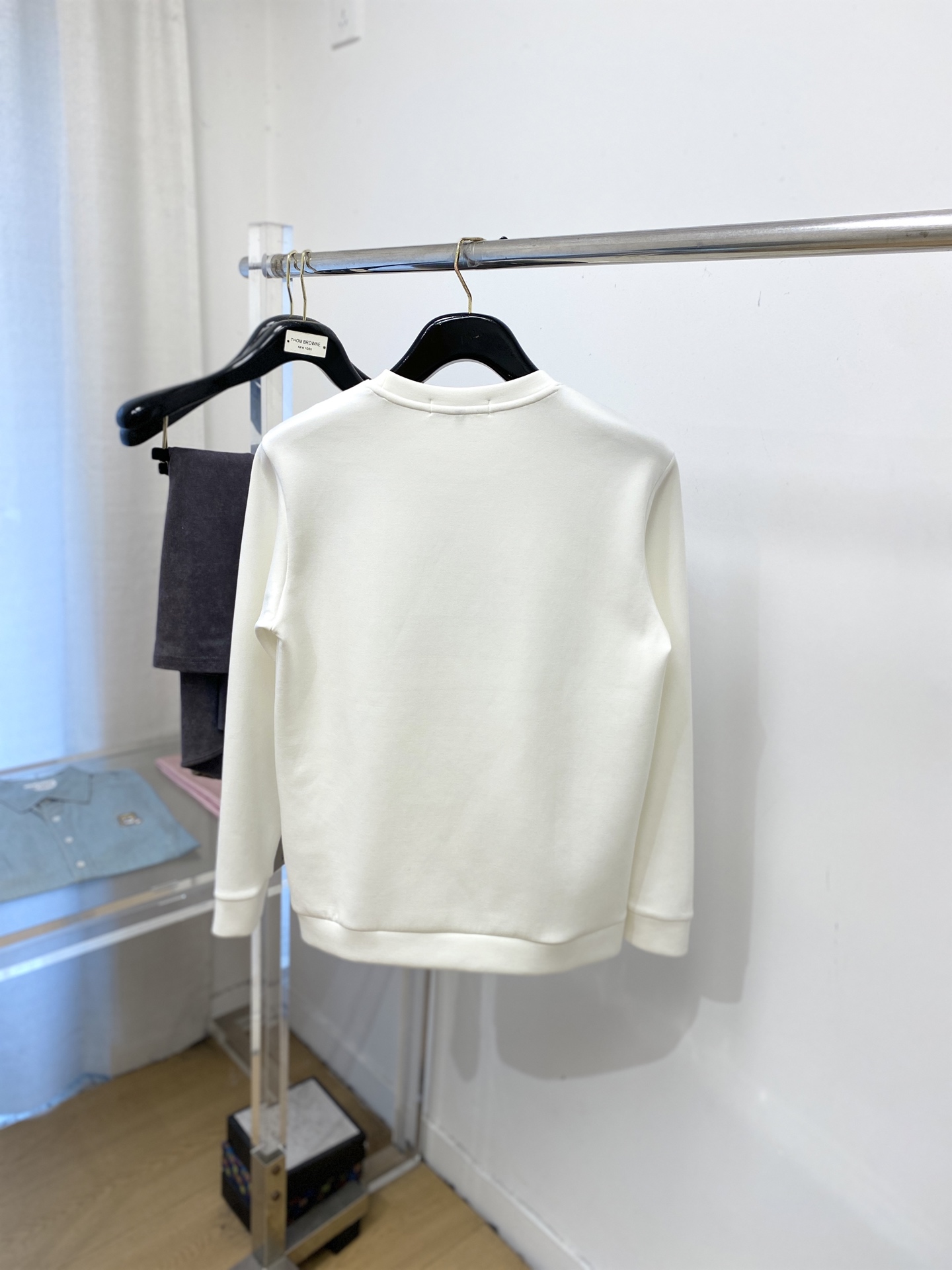 🌾退换！ 巴宝莉、2025新品长袖卫衣，帅气时尚，胸前精致刺绣图案字母logo，简约百搭款。面料棉 不仅