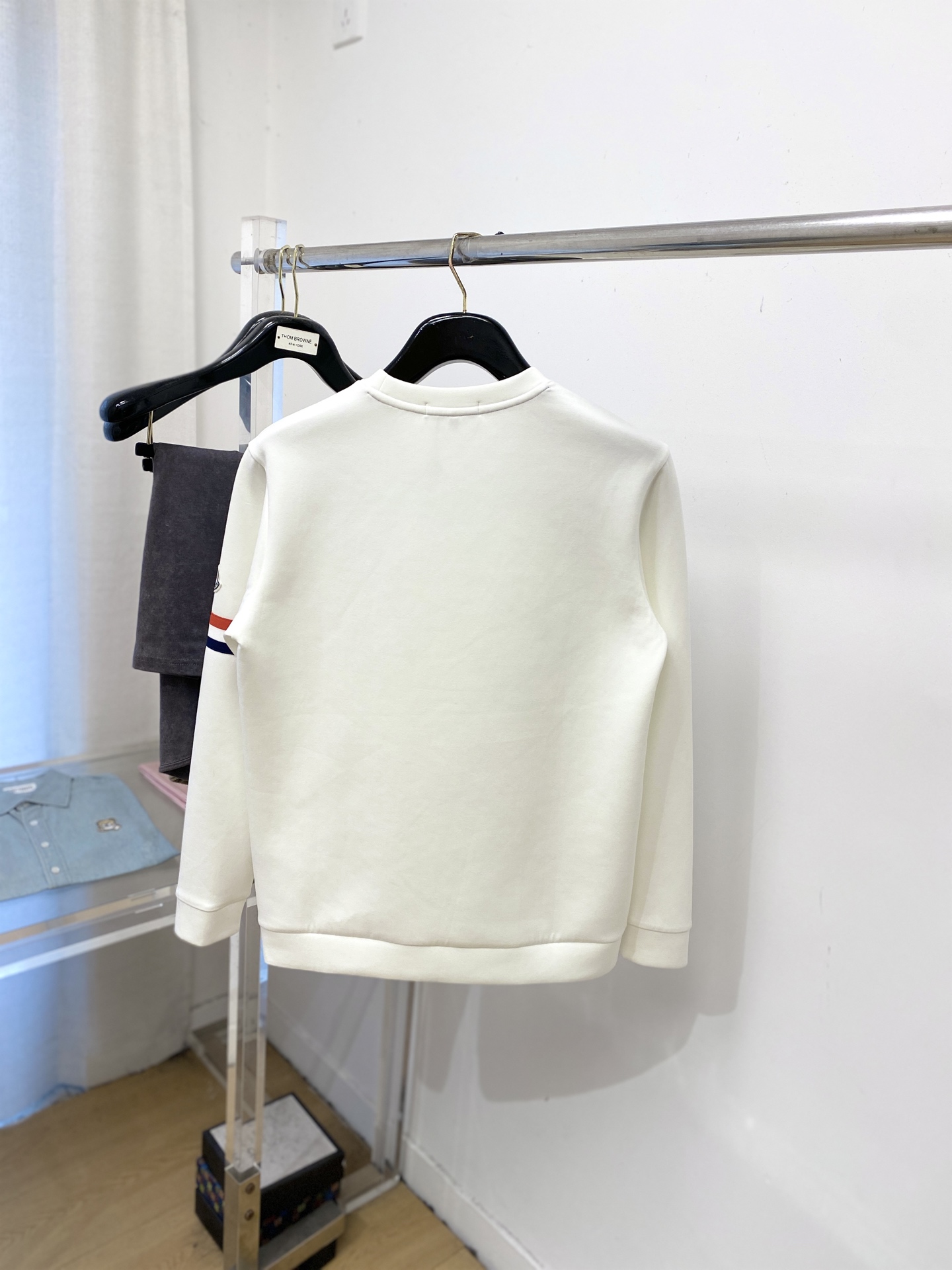 🌾退换！ 蒙口、2025新品长袖卫衣，帅气时尚，胸前精致刺绣图案字母logo，简约百搭款。面料棉 不仅挺