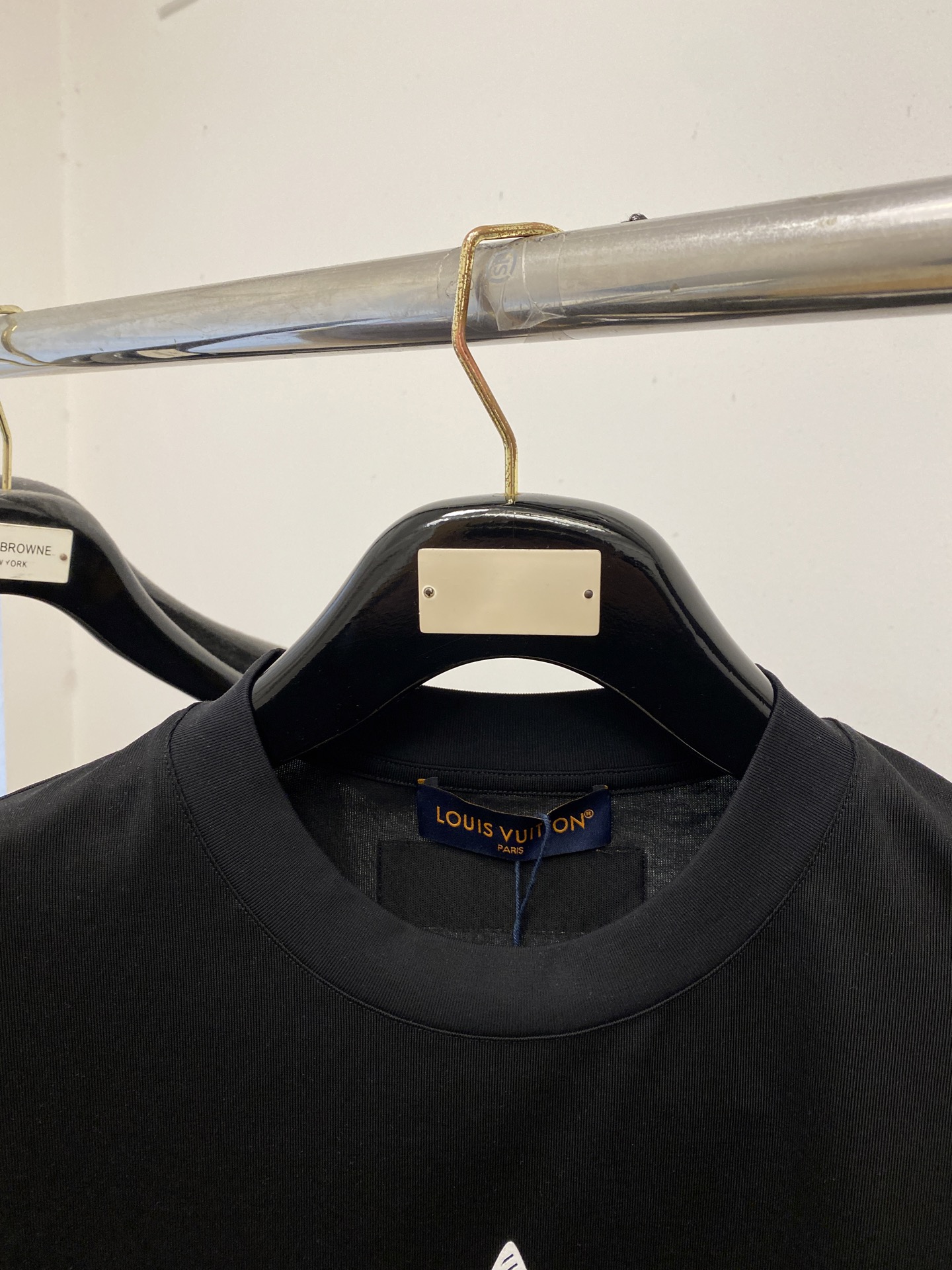 🌾退换！路易威登、2025新品短袖T恤，帅气时尚，胸前顶级印胶图案字母logo，简约百搭款。面料棉 不仅