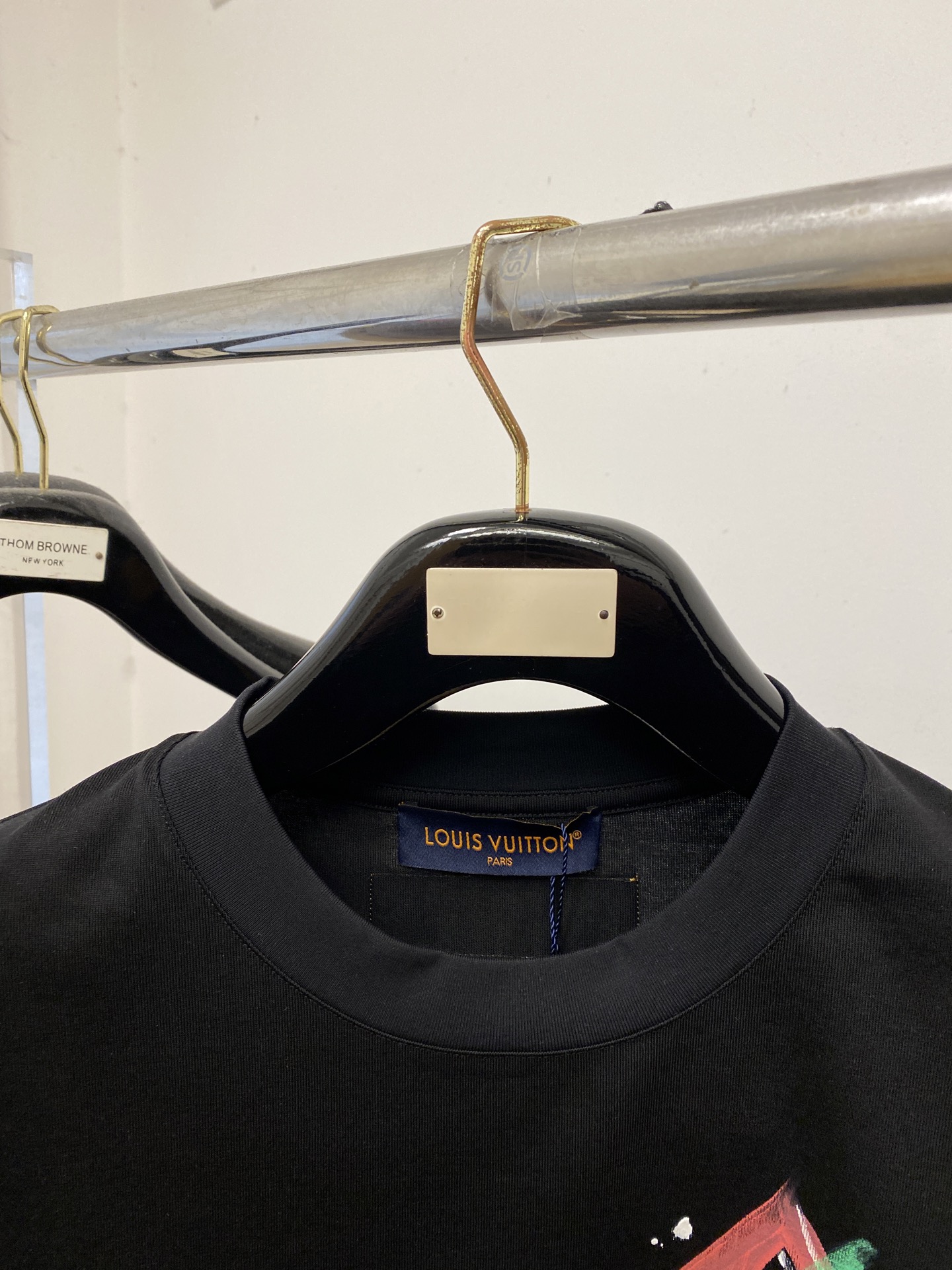 🌾退换！路易威登、2025新品短袖T恤，帅气时尚，胸前顶级印花图案字母logo，简约百搭款。面料棉 不仅