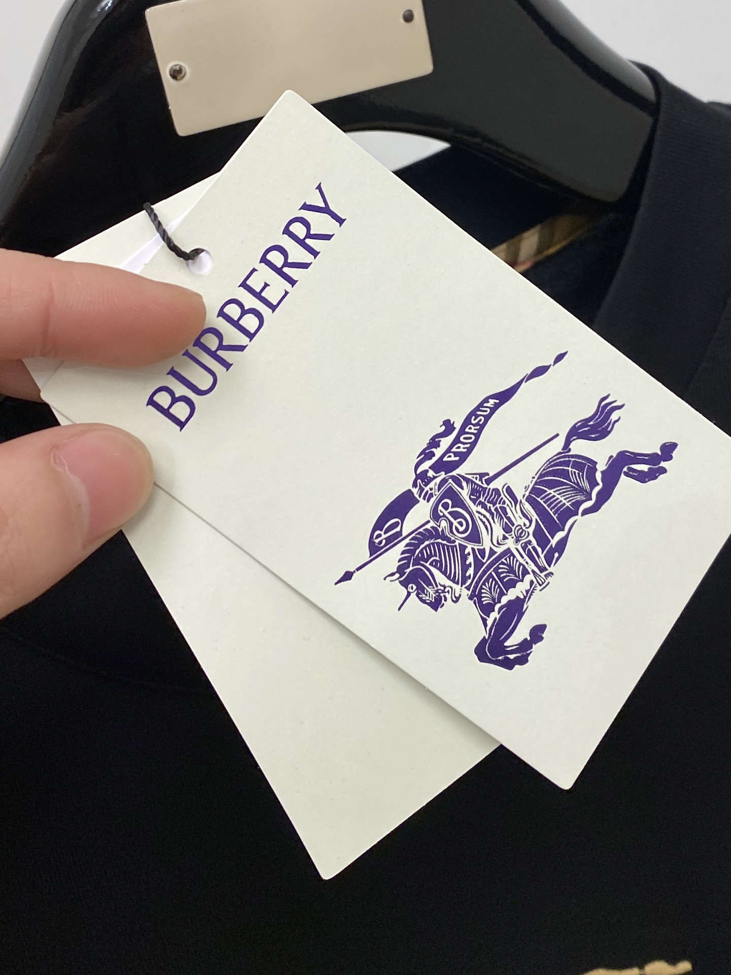 🌾退换！巴宝莉、2025新品短袖T恤，帅气时尚，胸口精致刺绣图案字母logo，简约百搭款。面料棉 不仅挺