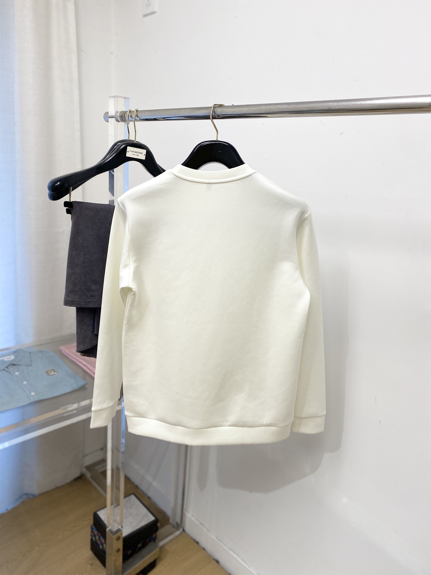 🌾退换！ 蒙口、2025新品长袖卫衣，帅气时尚，胸前刺绣装饰图案logo，简约百搭款。面料棉 不仅挺括，