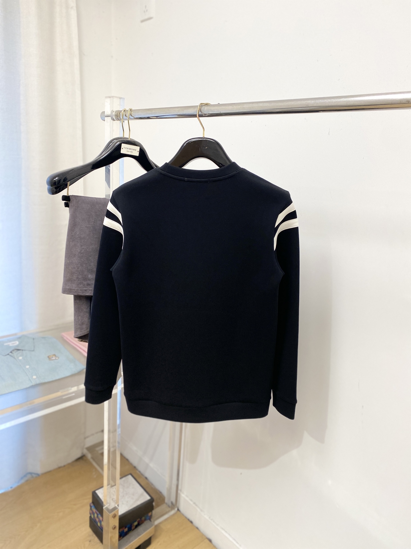 🌾退换！ 蒙口、2025新品长袖卫衣，帅气时尚，胸前刺绣装饰图案logo，简约百搭款。面料棉 不仅挺括，