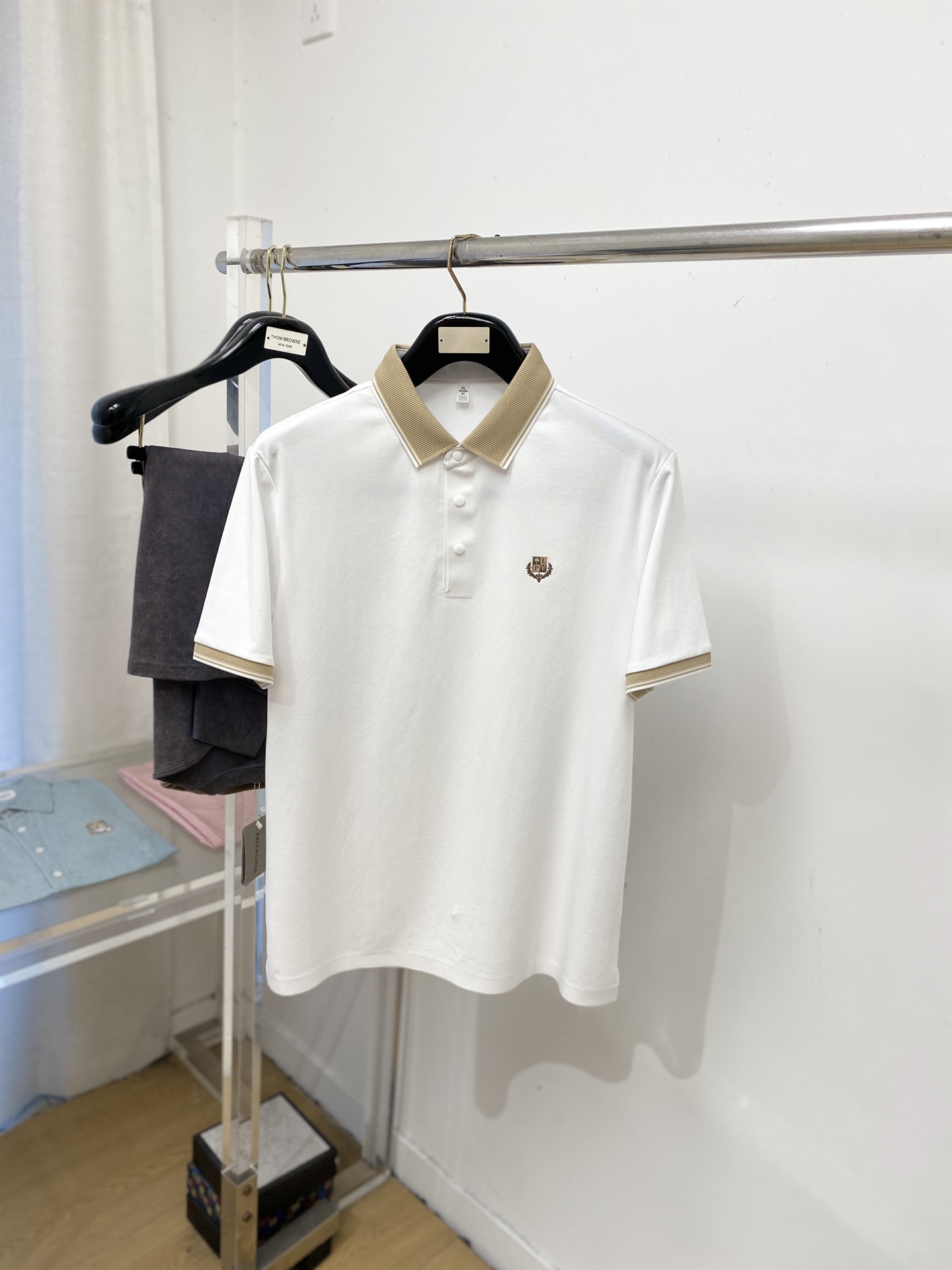 Loro piana、2026新品短袖T恤，帅气时尚，胸前顶级印胶图案字母logo，简约百搭款。面料棉 