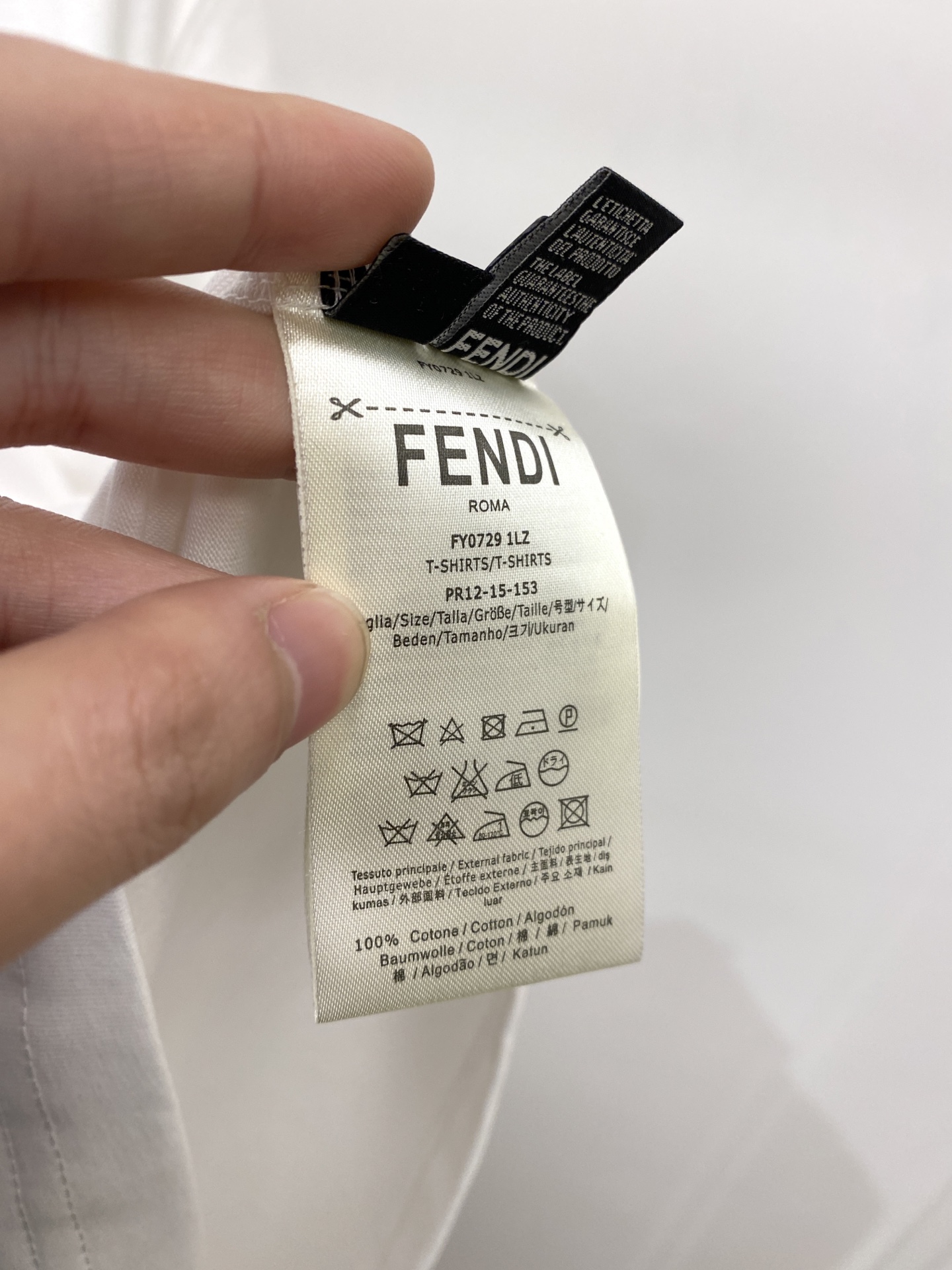芬迪、2026新品短袖T恤，帅气时尚，胸前顶级定织刺绣字母logo，简约百搭款。面料棉 不仅挺括，保持潮
