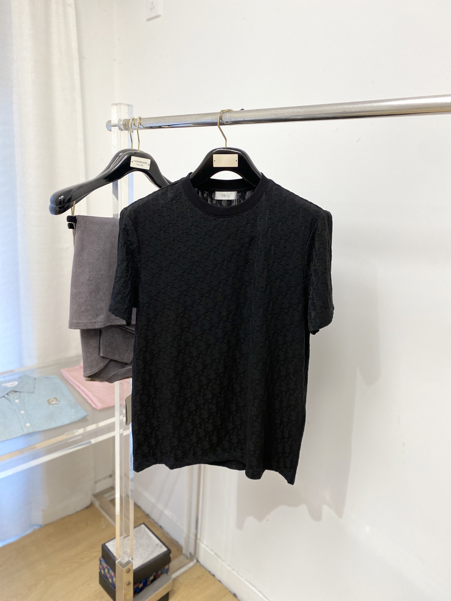 迪奥、2026新品短袖T恤，帅气时尚，顶级数码定位定织字母logo，简约百搭款。面料棉 不仅挺括，保持潮