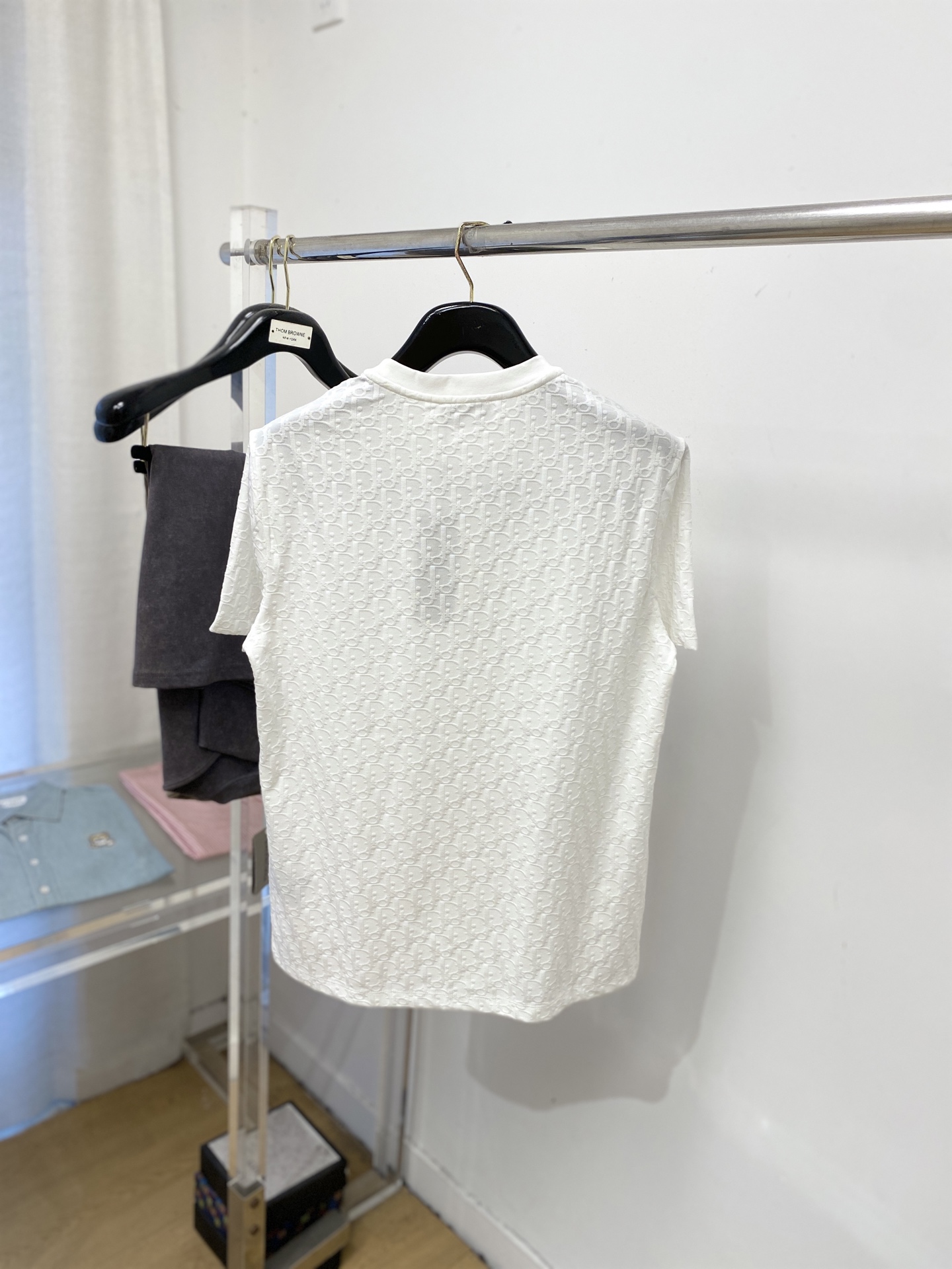 迪奥、2026新品短袖T恤，帅气时尚，顶级数码定位定织字母logo，简约百搭款。面料棉 不仅挺括，保持潮