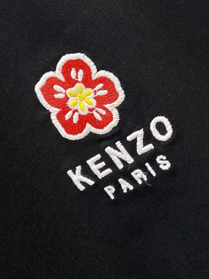 KENZO、2026新品短袖T恤，帅气时尚，胸前精致刺绣图案字母logo，简约百搭款。面料棉 不仅挺括，