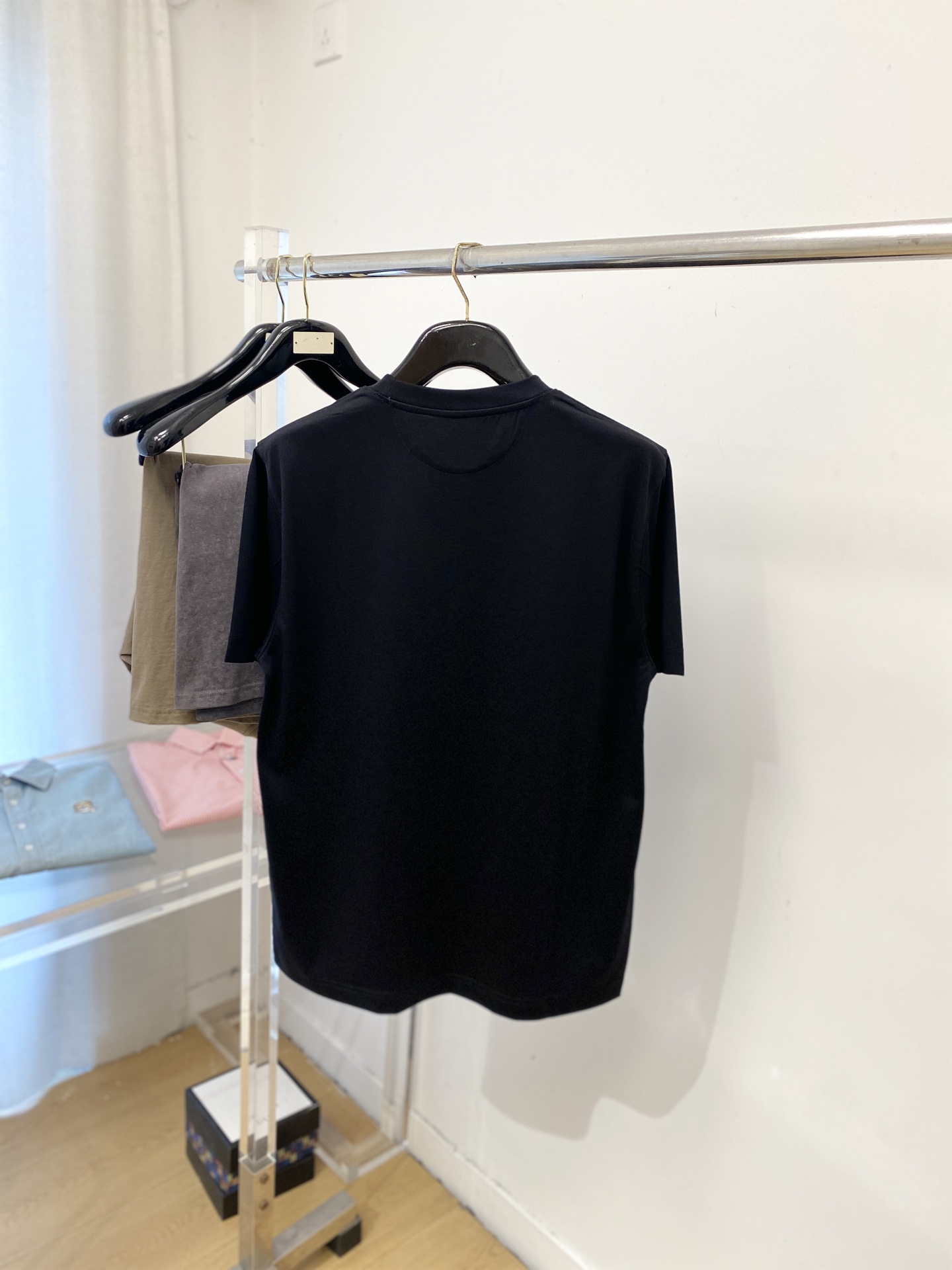 Brunello Cucinelli、2026新品短袖T恤，帅气时尚，胸前顶级印胶字母logo，简约百搭